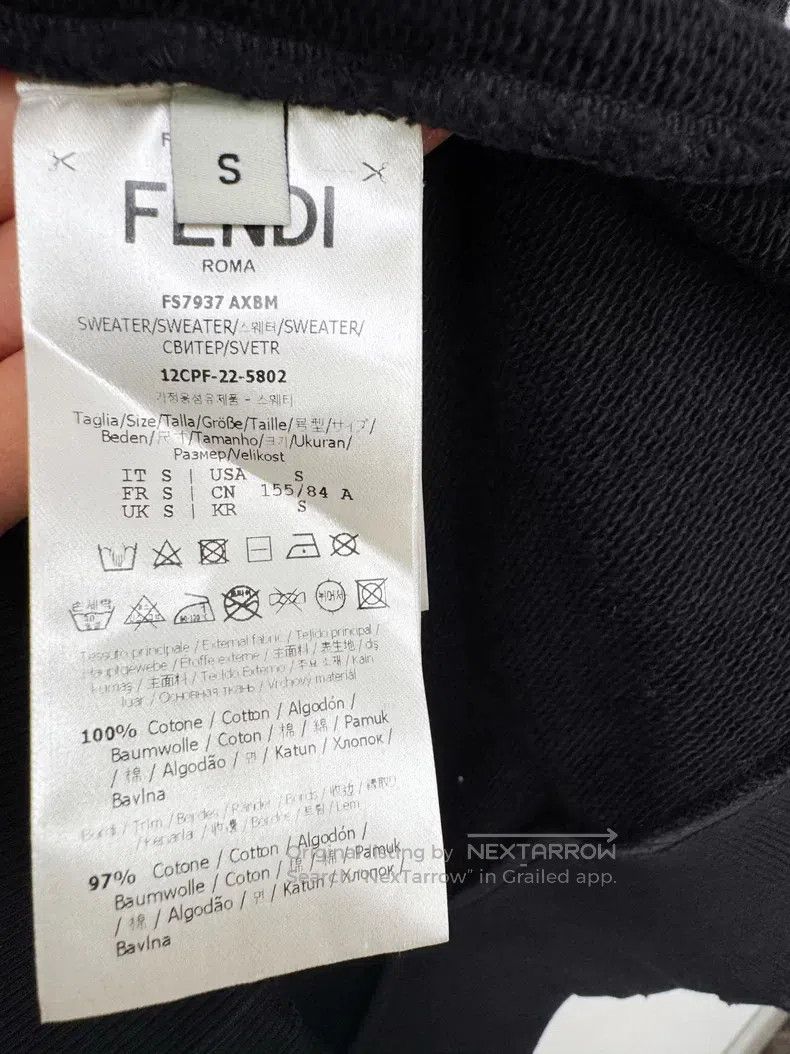 Fendi Fendi Collaboration Joint Sweatshirt Size S / US 4 / IT 40 - 5 Thumbnail