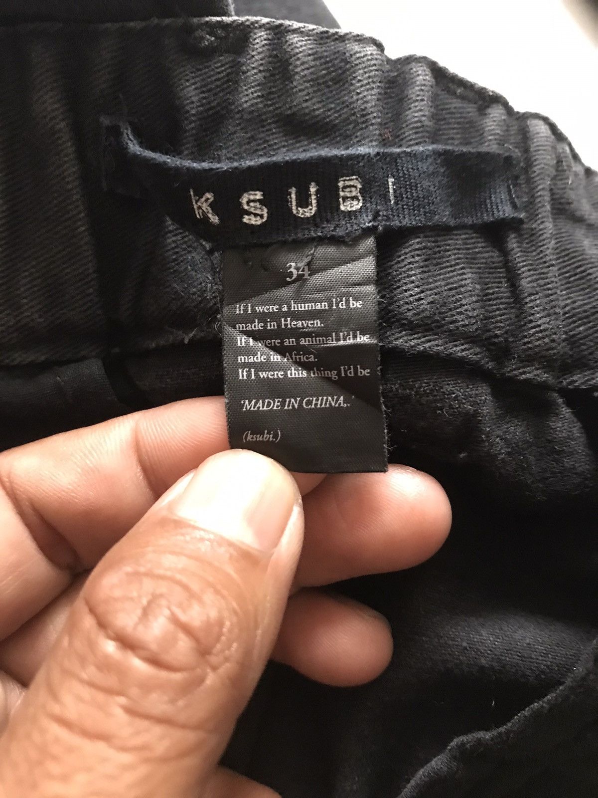 Ksubi KSUBI BAGGY DRAWSTRING TROUSER PANTS Size US 34 / EU 50 - 8 Thumbnail