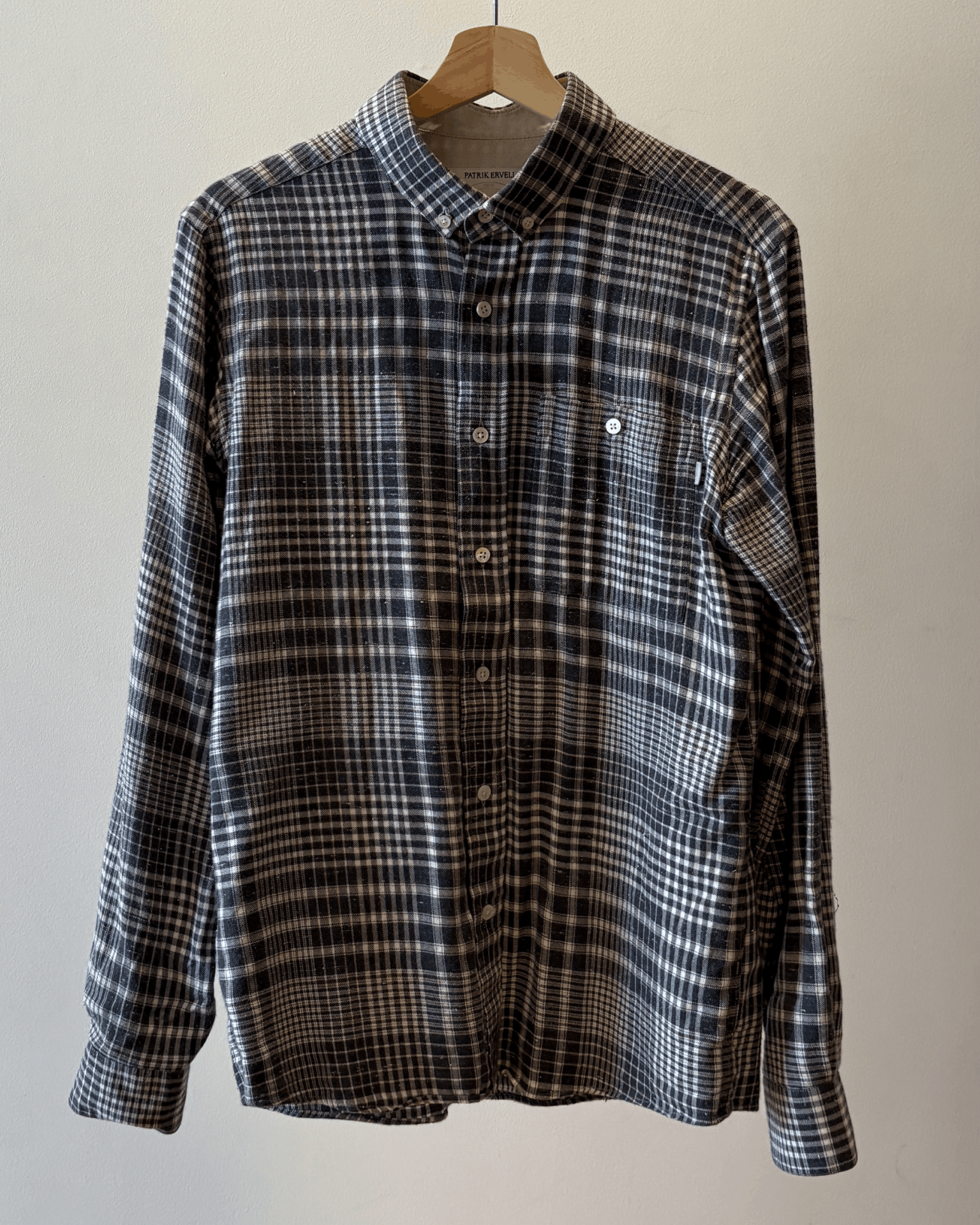 Patrik Ervell 2014 Flannel Like Shirt Size US L / EU 52-54 / 3 - 1 Thumbnail