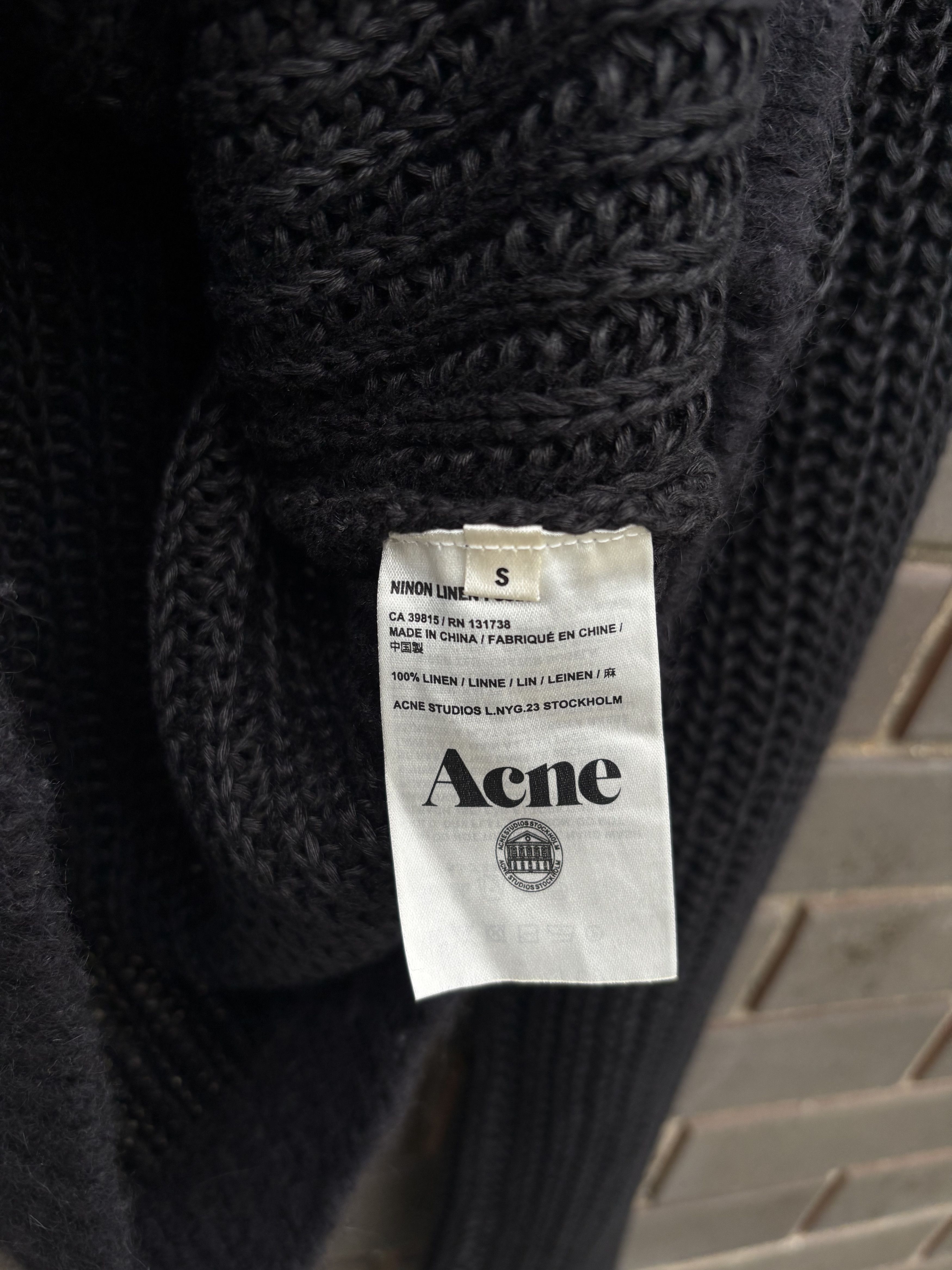 Acne Studios Acne studios ninon linen angora open knit sweater Size US S / EU 44-46 / 1 - 5 Thumbnail