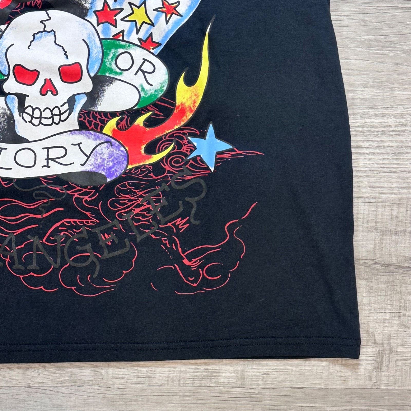 Ed Hardy Men's ED HARDY Death Or Glory Black T-Shirt Size Medium Size US M / EU 48-50 / 2 - 3 Thumbnail