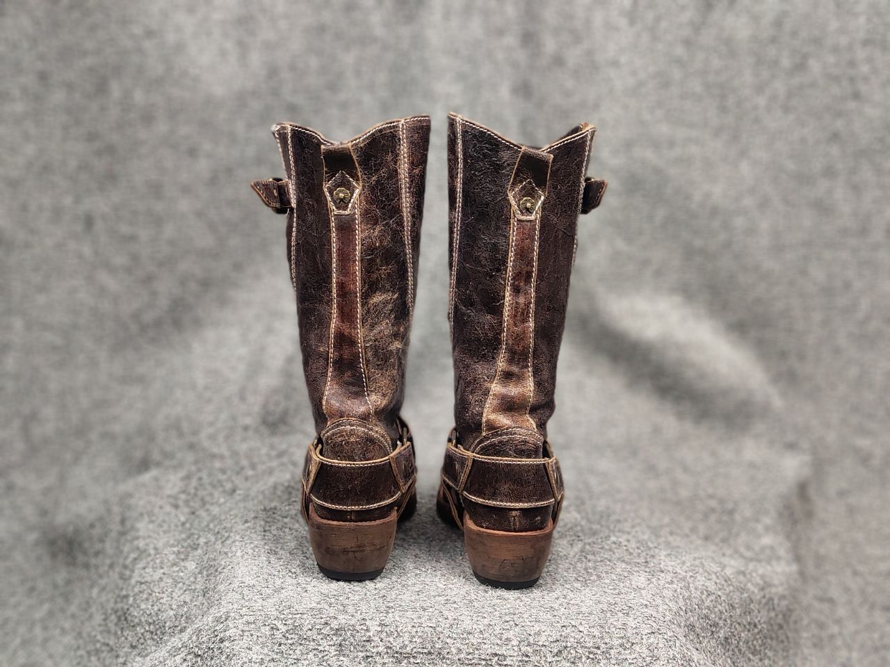 Sancho Boots Vintage Sancho Boots Barbados Textured embroidered leather Size US 6 / IT 36 - 8 Thumbnail