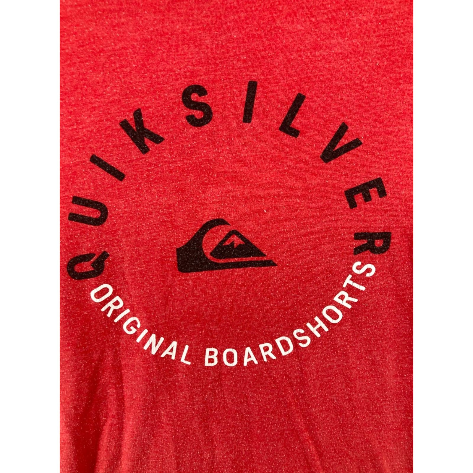 Quiksilver Quiksilver TShirt Mens Regular Red Beach Shirt M Red Graphic Print Short Sleeve Crew Neck Jersey Cotton Blend All Seasons Regular Fit Size US M / EU 48-50 / 2 - 4 Thumbnail