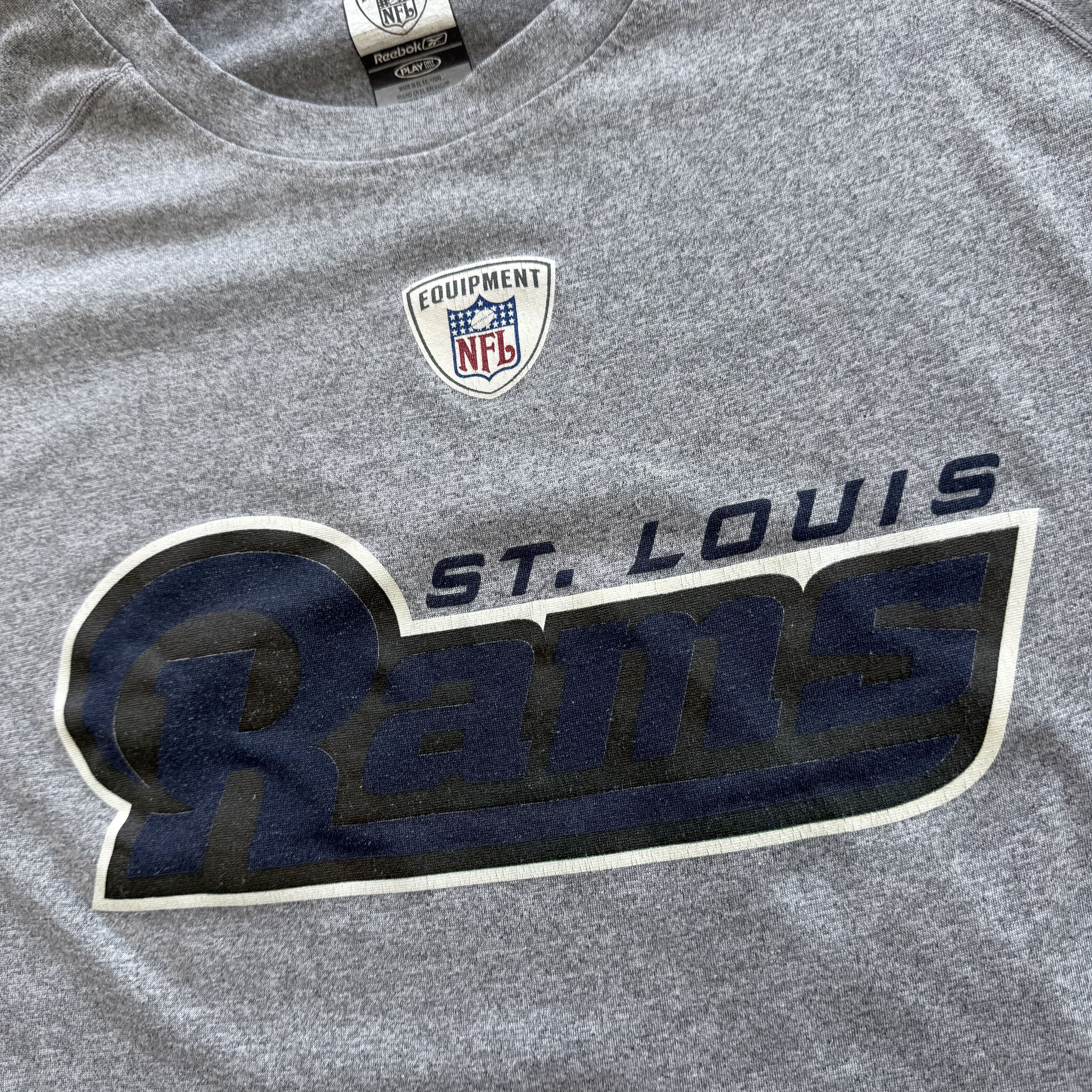 Reebok Vintage Y2K Reebok NFL St. Louis Rams Athletic T Shirt Size US XL / EU 56 / 4 - 2 Thumbnail
