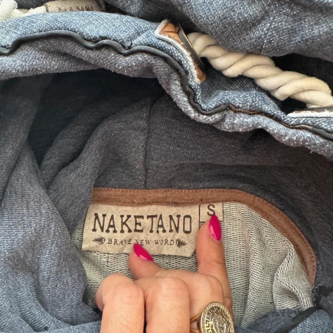 Naketano Naketano Women's Hoodie Sweatshirt Jumper Size S Blue Hooded Size S / US 4 / IT 40 - 2 Thumbnail