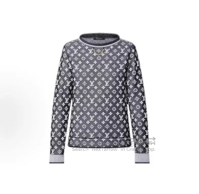 Louis Vuitton Louis Vuitton 24 New Old Flower Chain Long Sleeve Sweatshi Size US L / EU 52-54 / 3 - 6 Thumbnail