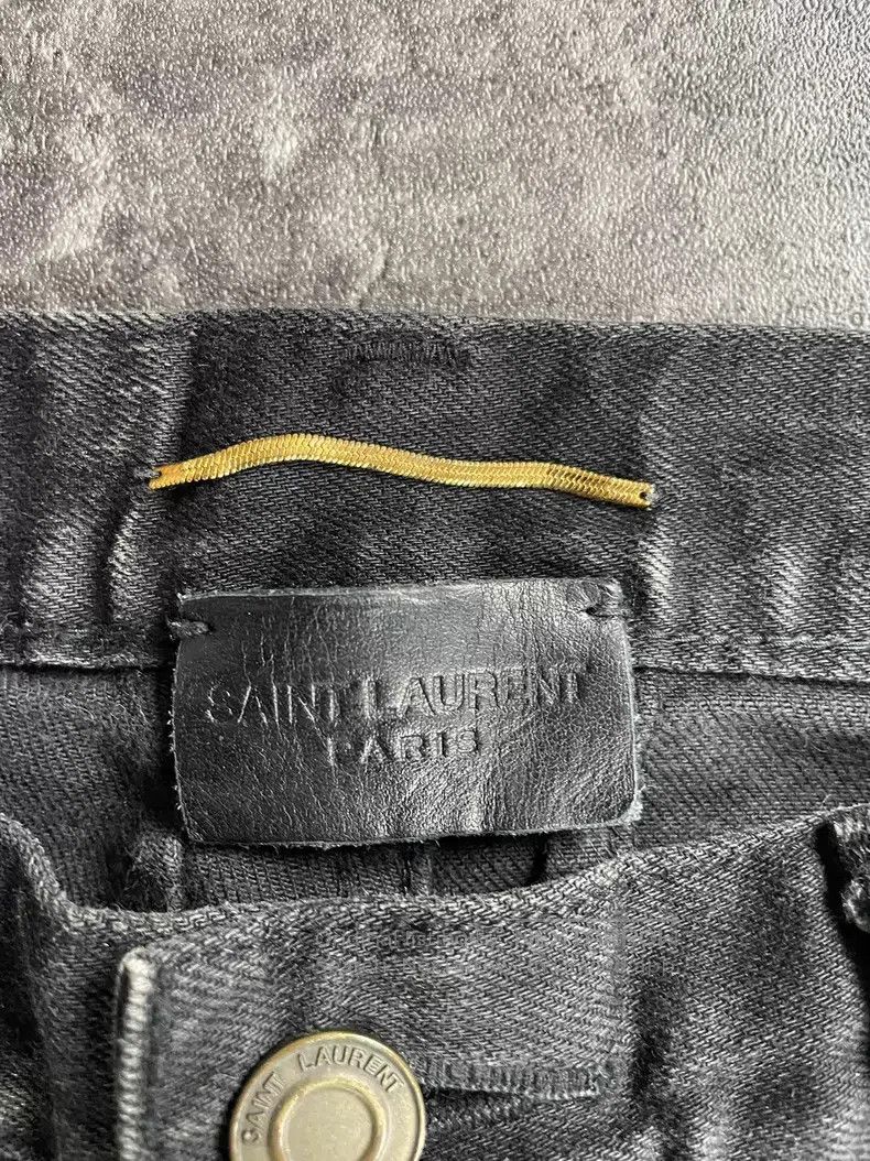 Saint Laurent Paris Saint Laurent Paris Double Knee Cut-out Destroyed Denim Pa Size US 30 / EU 46 - 7 Thumbnail