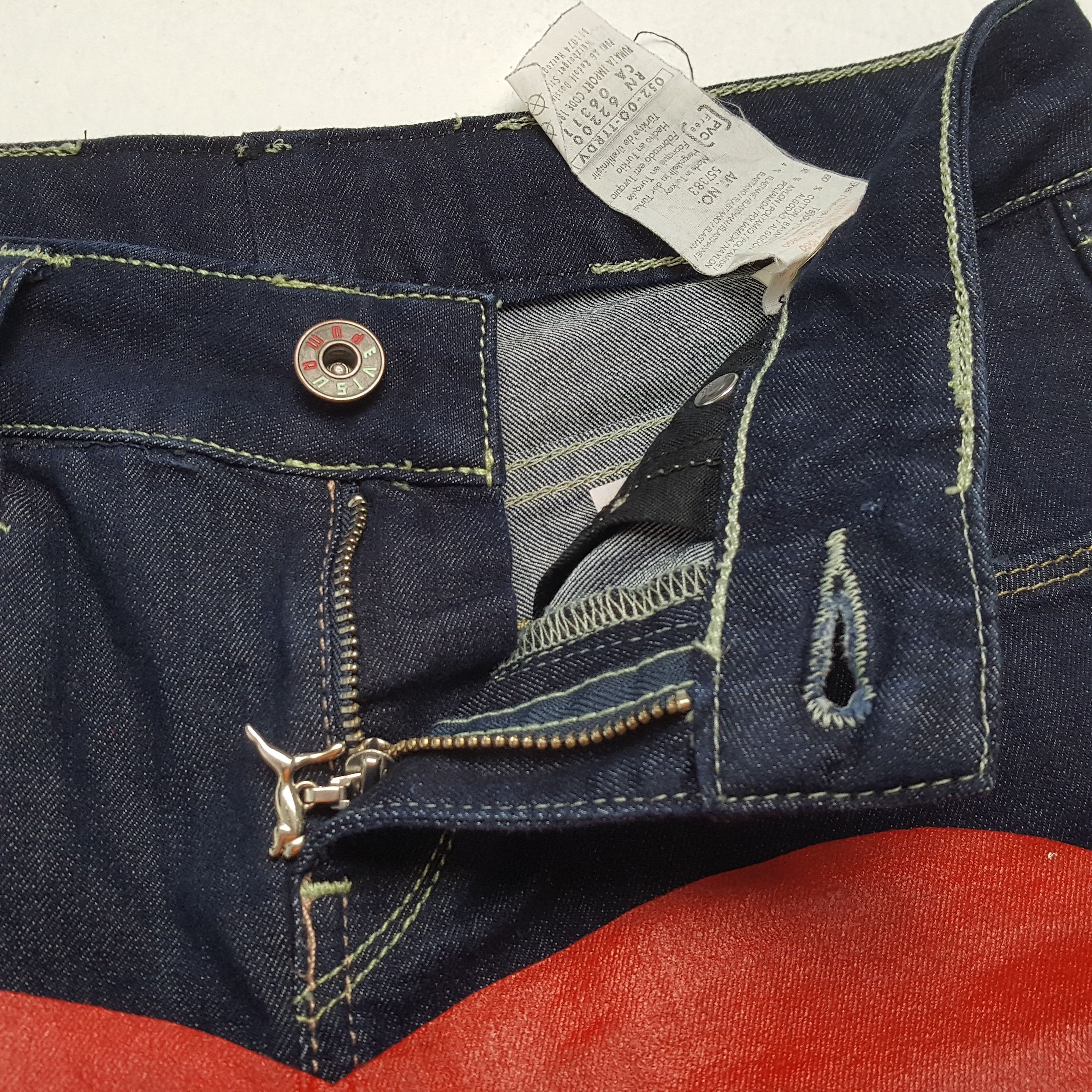 Evisu × Puma × Vintage EVISU x PUMA Jeans Japanese Brand Custom Daicock Size 26" / US 2 / IT 38 - 12 Thumbnail