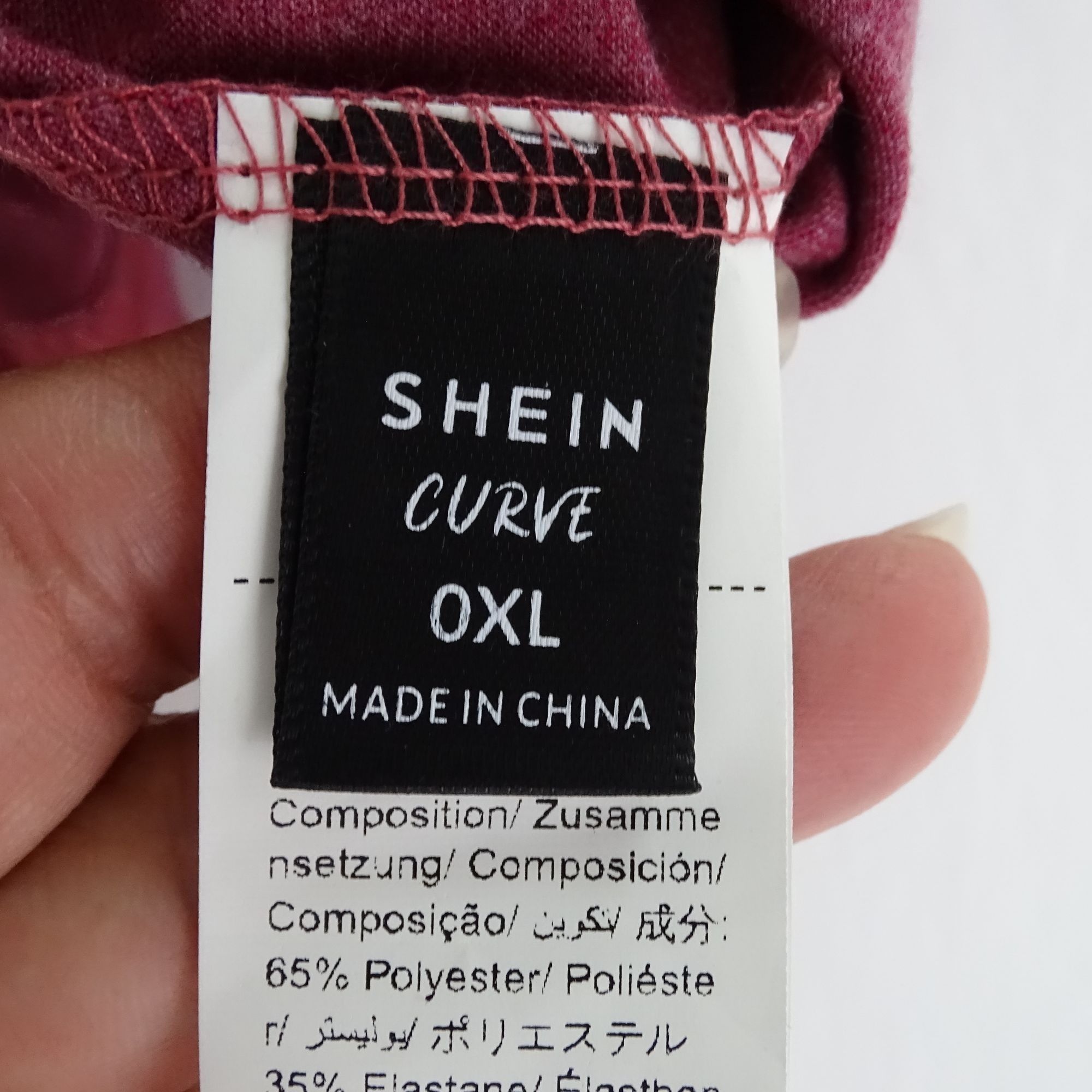 Shein Shein Curve Red Strappy Off Shoulder Top Women OXL Size 12 Size XL / US 12-14 / IT 48-50 - 3 Thumbnail