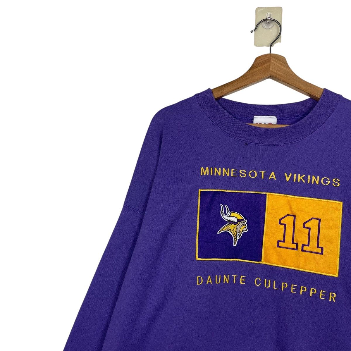 Vintage Vintage 80s NFL Minnesota Vikings Sweatshirt Size US XL / EU 56 / 4 - 6 Thumbnail