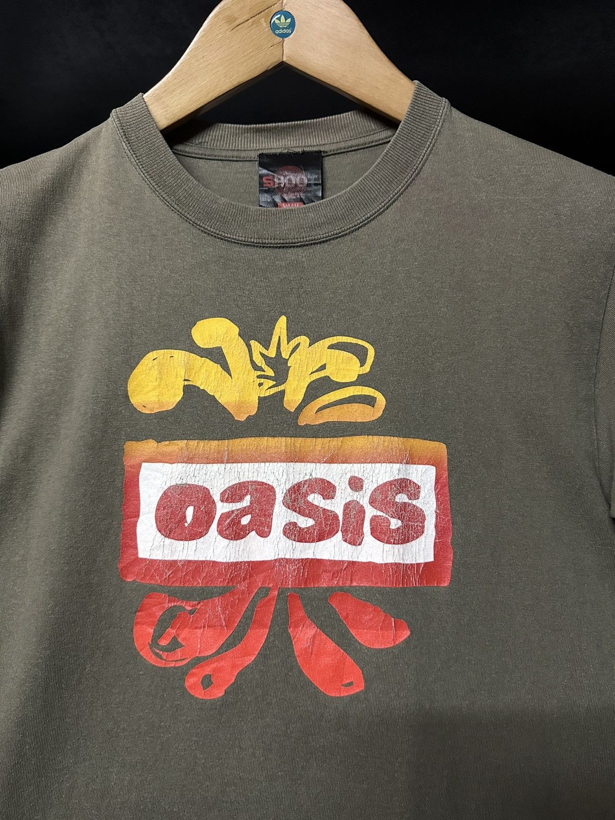 Band Tees × Vintage Vintage Oasis Tour Sun Faded Tee Size US S / EU 44-46 / 1 - 2 Thumbnail