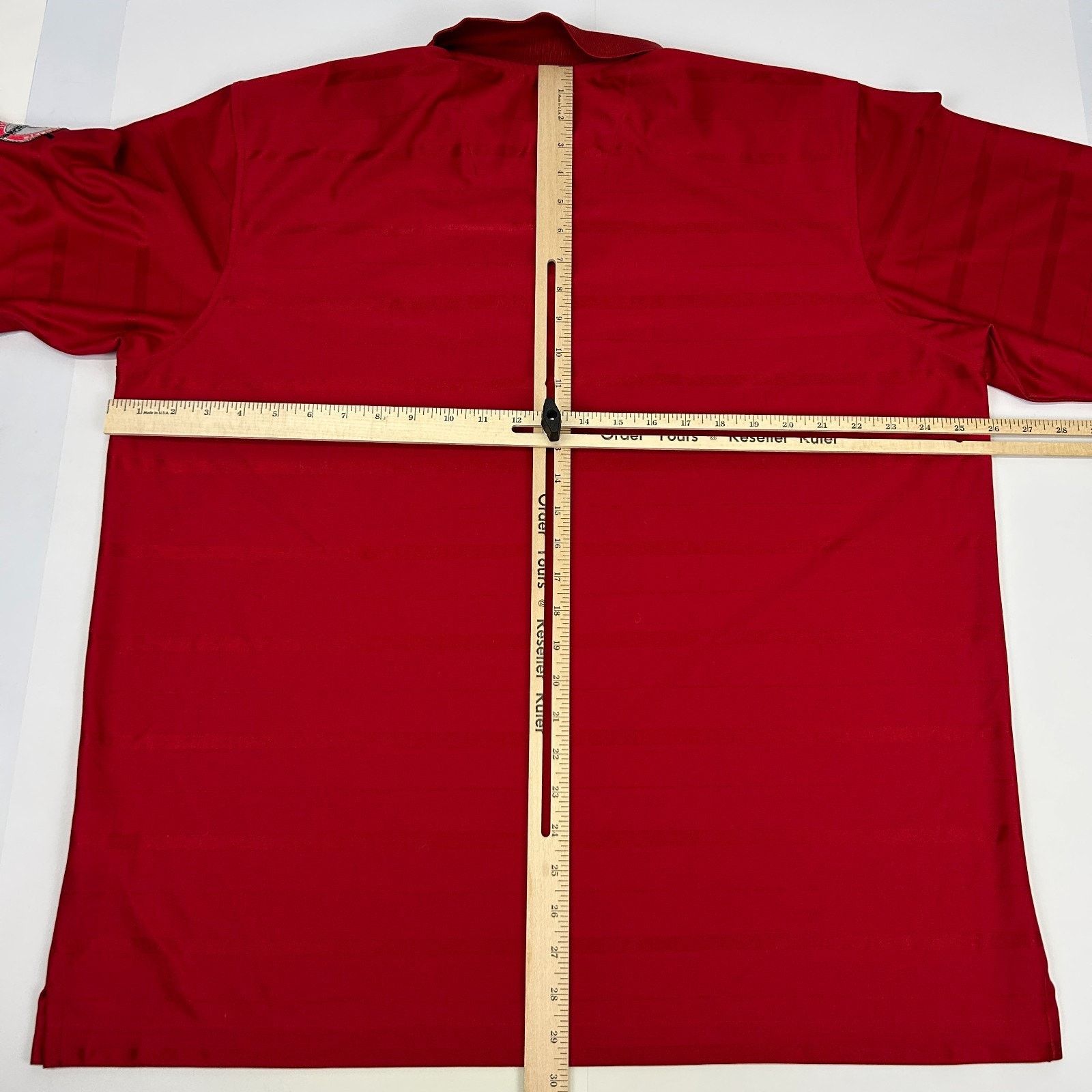 Antigua Houston Rockets Golf Polo Shirt Red Partner Classic X-Large Size US XL / EU 56 / 4 - 9 Thumbnail