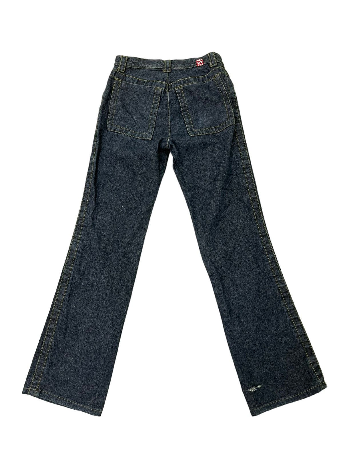 Dirk Bikkembergs Flare Jeans Dirk Bikkembergs Denim Boot Cut 6🟦2 Size US 29 - 2 Thumbnail