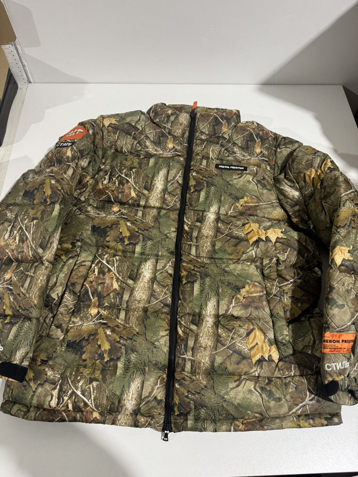 Heron Preston Forest rip stop puffer Size US L / EU 52-54 / 3 - 1 Thumbnail