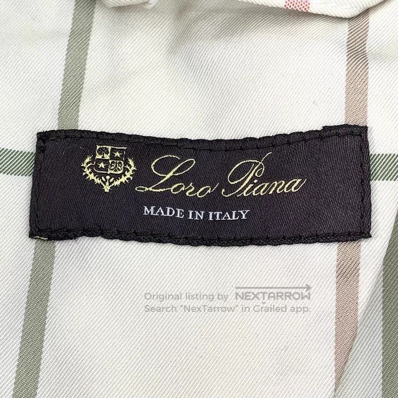 Loro Piana Loro Piana Black and grey twill goat cashmere lapel single Size M / US 6-8 / IT 42-44 - 5 Thumbnail