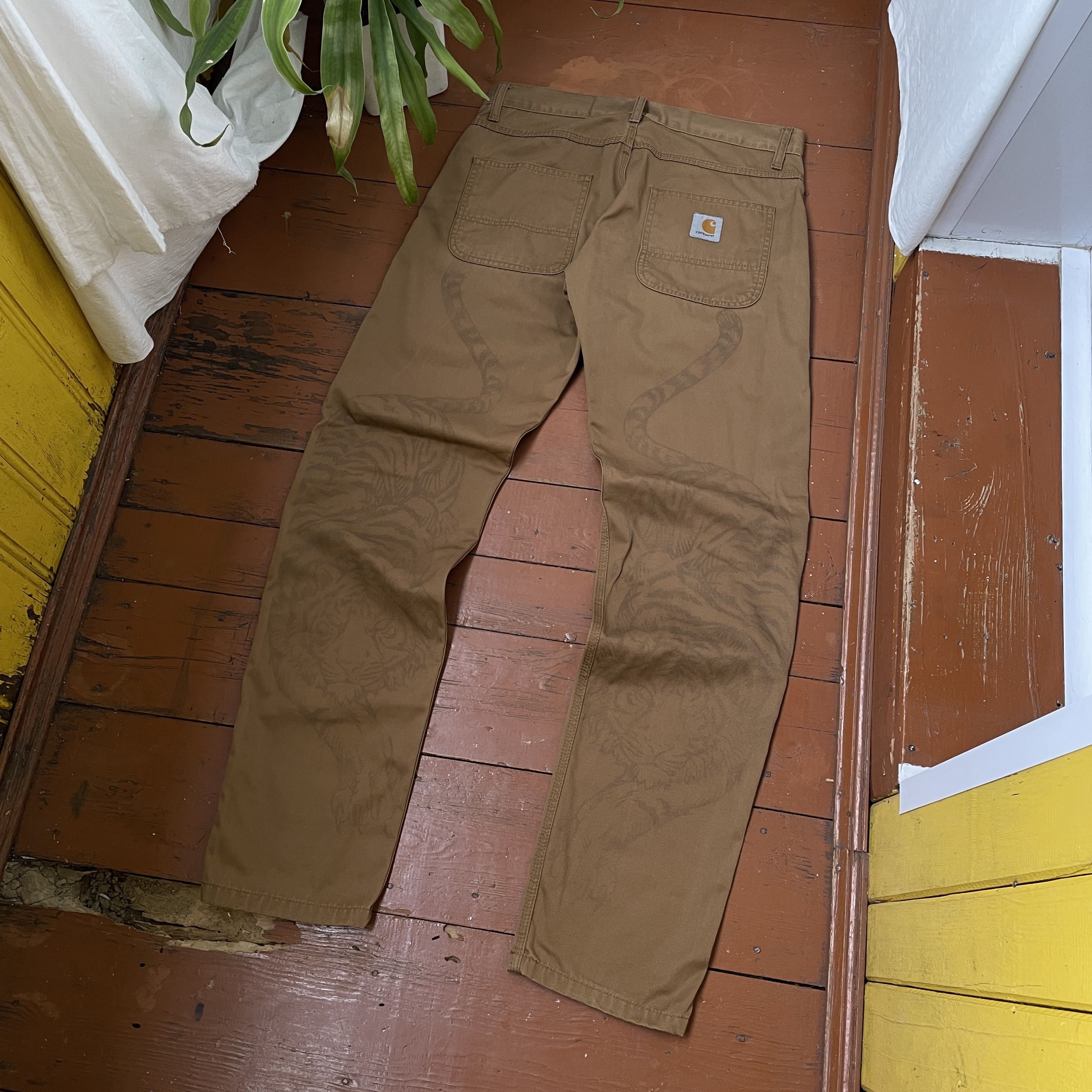 Carhartt Carhartt Custom Pants Tiger Animal y2k opium faded Size US 32 / EU 48 - 3 Thumbnail