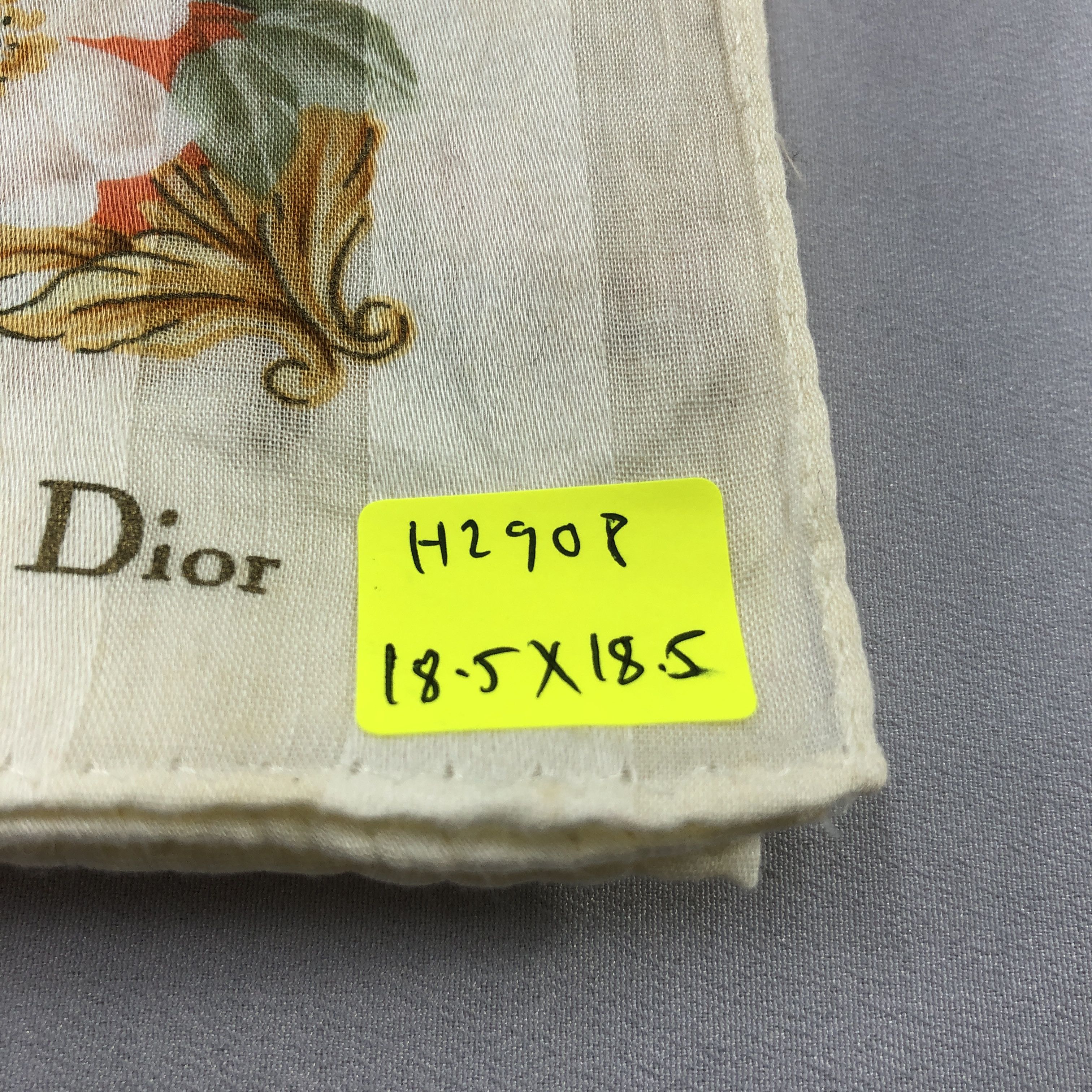 Christian Dior Monsieur Christian Dior Handkerchief Neckerchief Bandana H2908 Size ONE SIZE - 14 Thumbnail