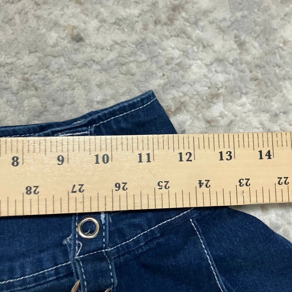 Japanese Brand Bondage Denim Mini Skirt Size 24" / US 00 / IT 34 - 5 Thumbnail