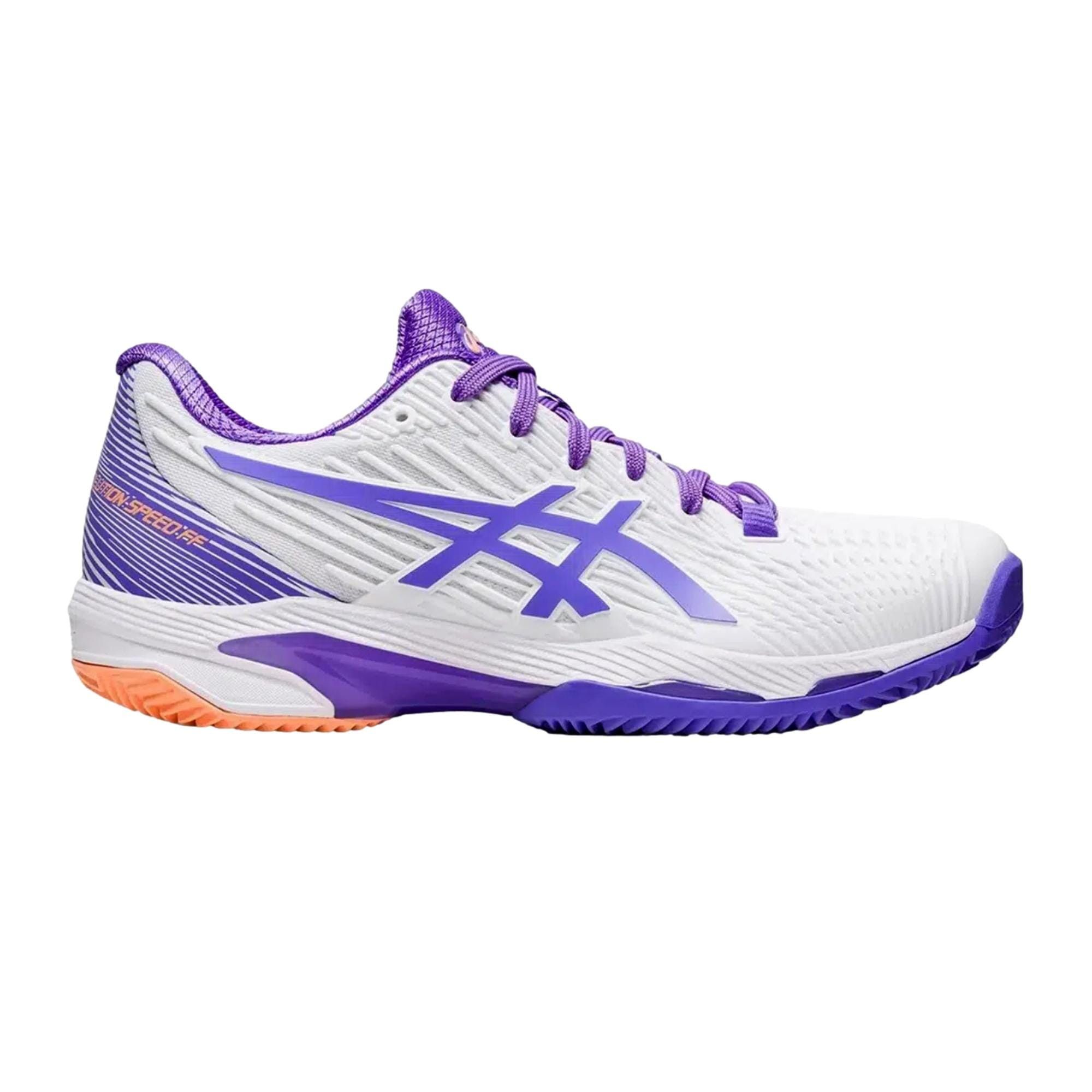 Asics Solution Speed FF 2 White / Amethyst 1042A136-104 Size US 6 / IT 36 - 1 Thumbnail