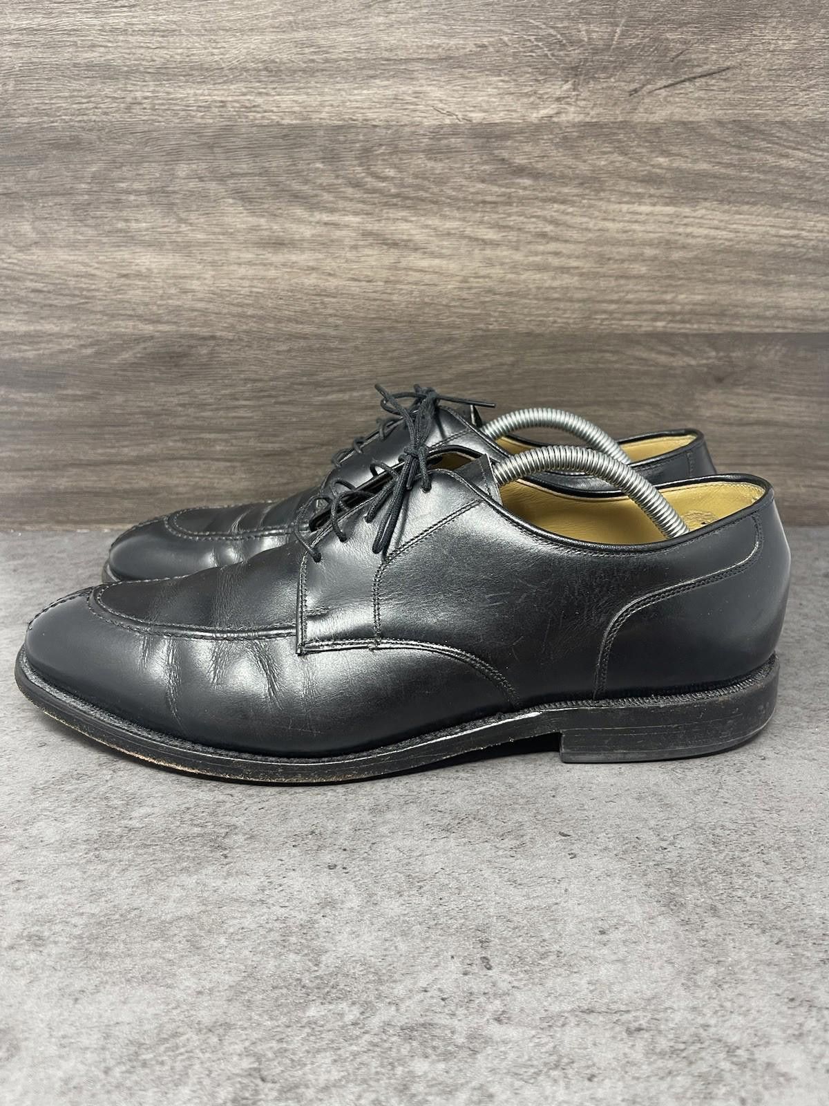 Johnston & Murphy Johnston Murphy Shoes Mens Size 10 Black Leather Oxford Lace Size US 10 / EU 43 - 1 Thumbnail