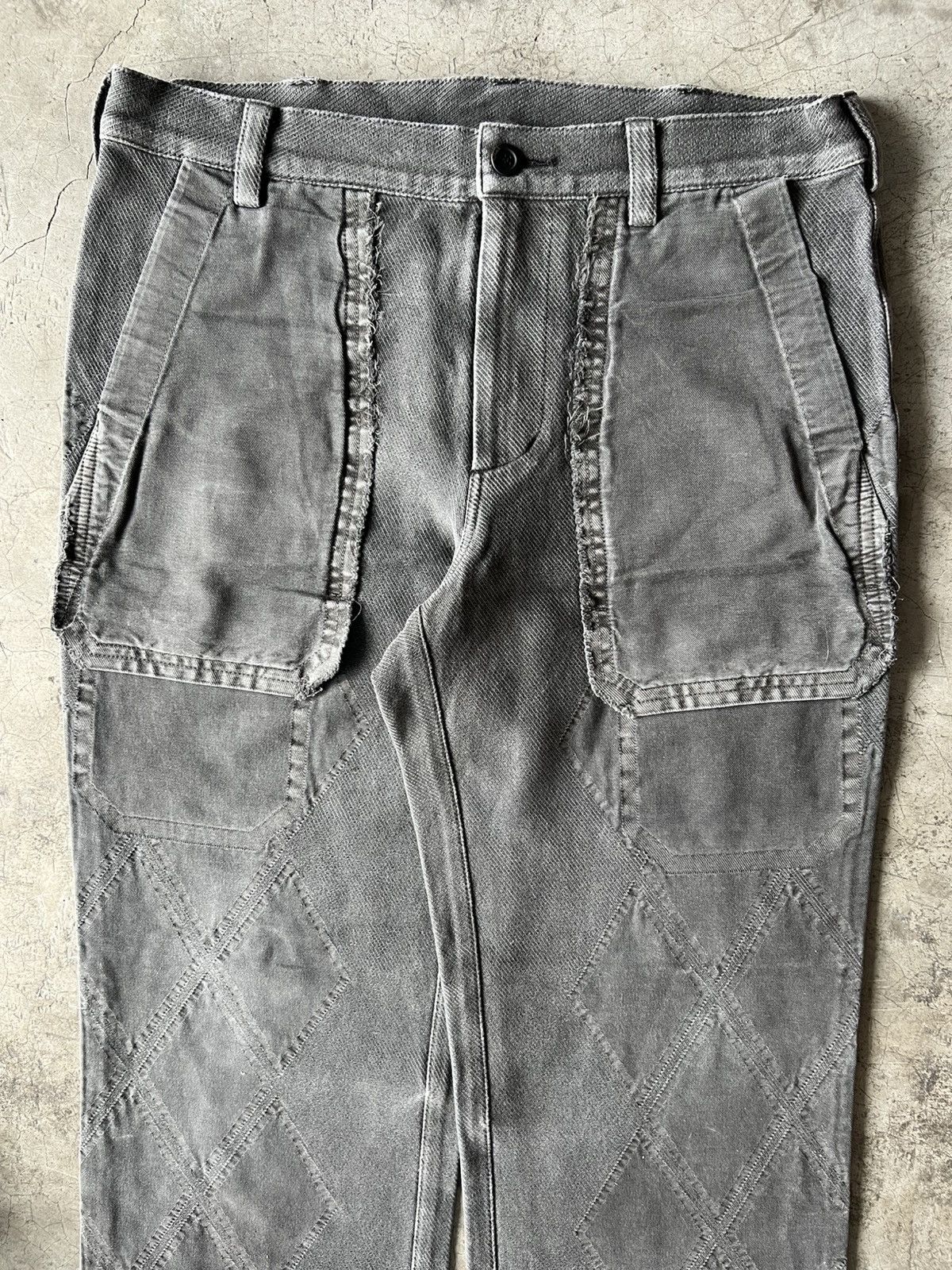 Issey Miyake Issey Miyake 2008 A-POC Inside Jacquard Front Pocket Jeans Size US 34 / EU 50 - 3 Thumbnail
