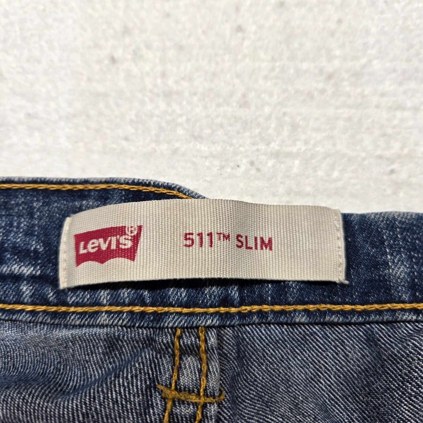 Levi's Levi's 511 Jeans Slim Jeans Blue Faded Denim Pants Womens 14 Regular 27x27 Inseam 5-Pocket Size 36" / US 14 / IT 50 - 3 Thumbnail
