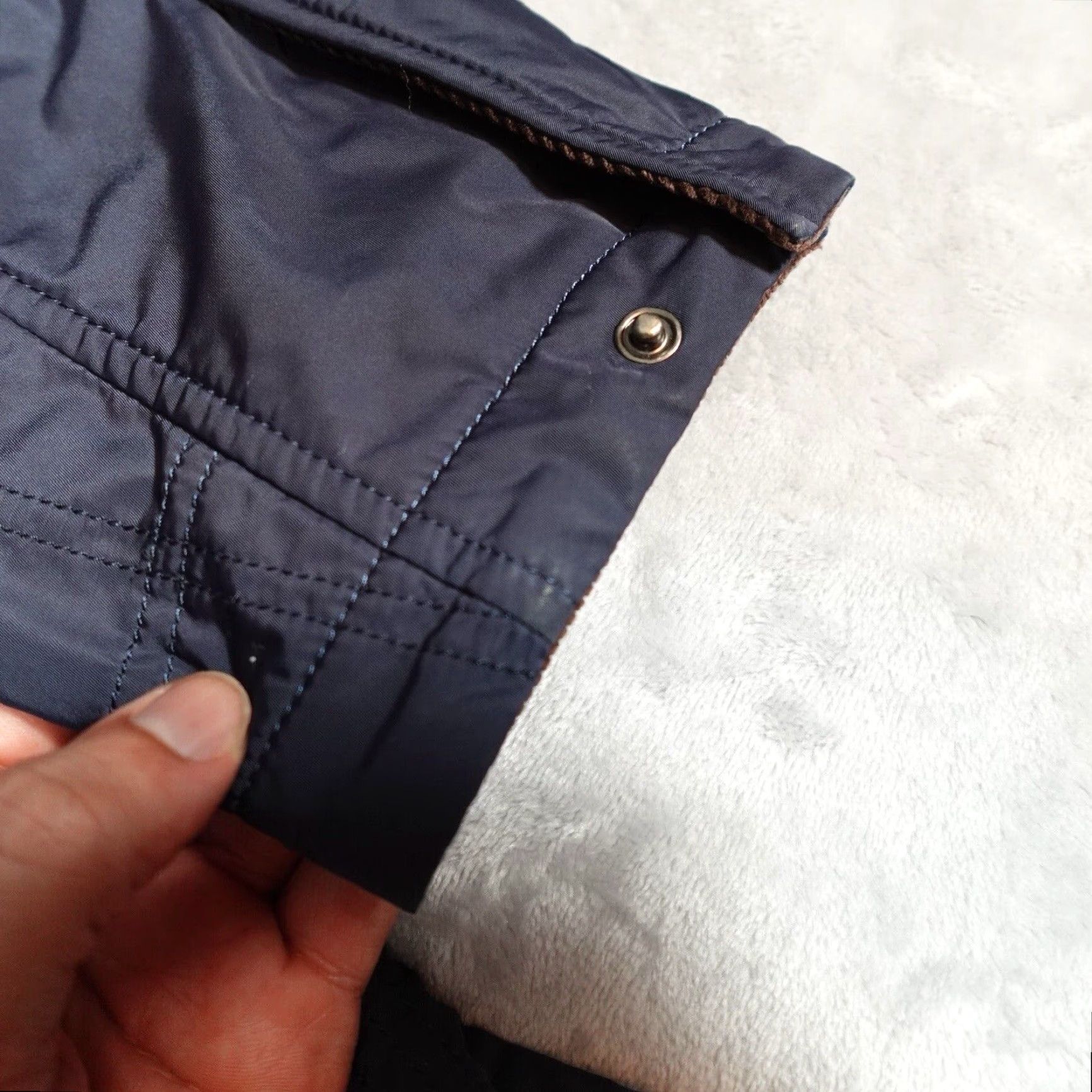 Vintage VINTAGE Hickey Freeman Quilted Corduroy Collar Coat Chore Jacket Mens L Blue Quilted Preppy Jacket Mens L Blue Size US L / EU 52-54 / 3 - 2 Thumbnail