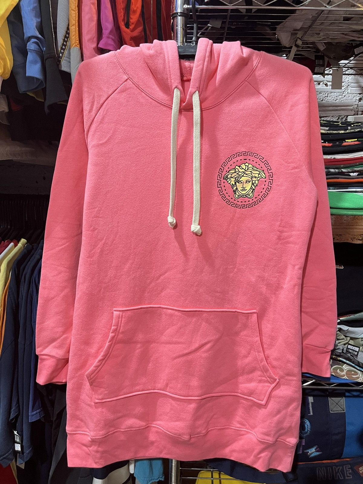 Versace Versace Sports Medusa Logo Dress Hoodie Size L / US 10 / IT 46 - 1 Thumbnail