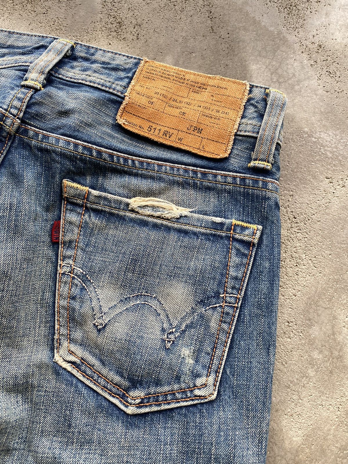 Edwin × If Six Was Nine × Japanese Brand Vintage Edwin Distressed Boot Cut Jeans Size US 30 / EU 46 - 18 Thumbnail