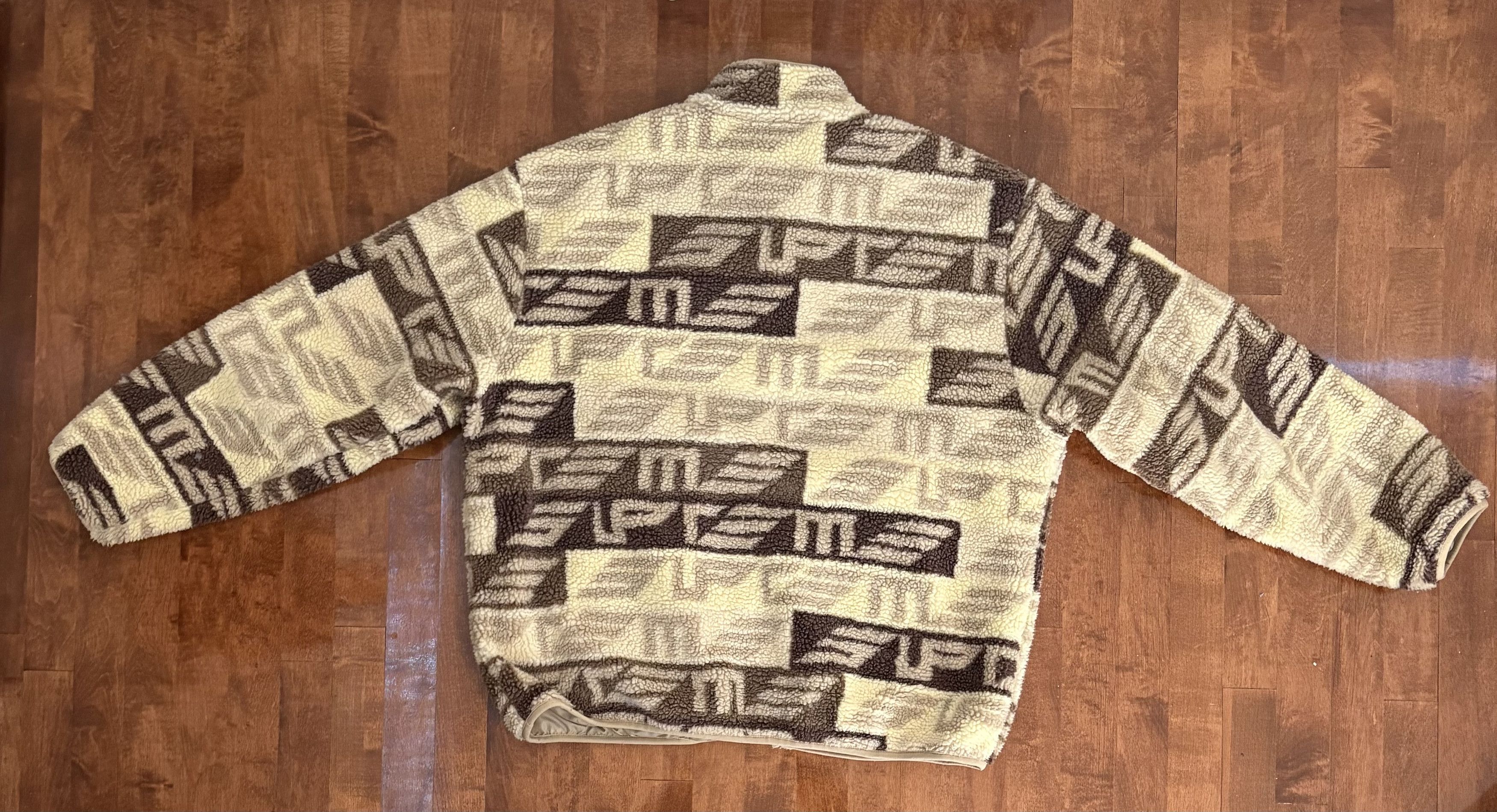 Supreme Supreme Geo Reversible WINDSTOPPER Fleece Jacket Tan Size US L / EU 52-54 / 3 - 2 Thumbnail