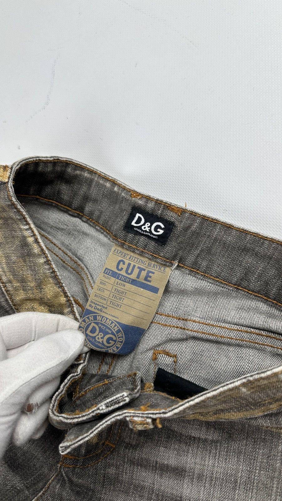 Dolce & Gabbana Vintage Dolce Gabbana Low Waist Jeans 27x28 Size 27" / US 4 / IT 40 - 9 Thumbnail