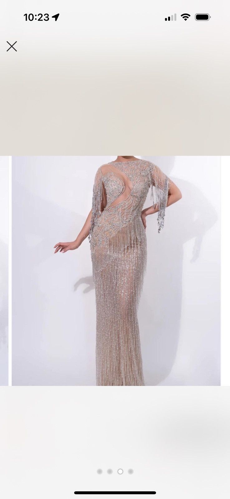 Other Silver prom dress Size S / US 4 / IT 40 - 4 Thumbnail