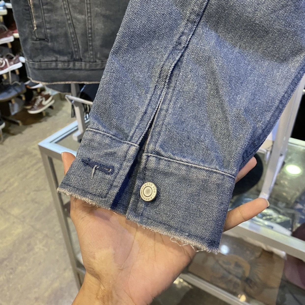 Japanese Brand JUNGLE STORM Custom Denim Jackets Size US L / EU 52-54 / 3 - 10 Thumbnail