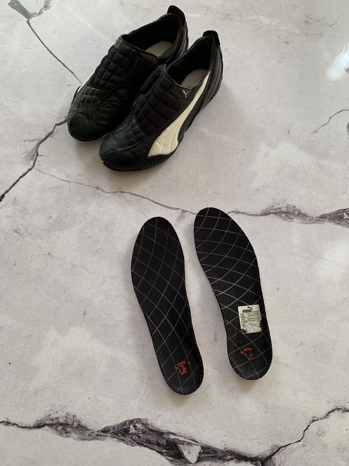 Puma Puma Uke Vintage 2000s Leather Speedcat Style Sneakers Size US 6.5 / EU 39-40 - 10 Thumbnail