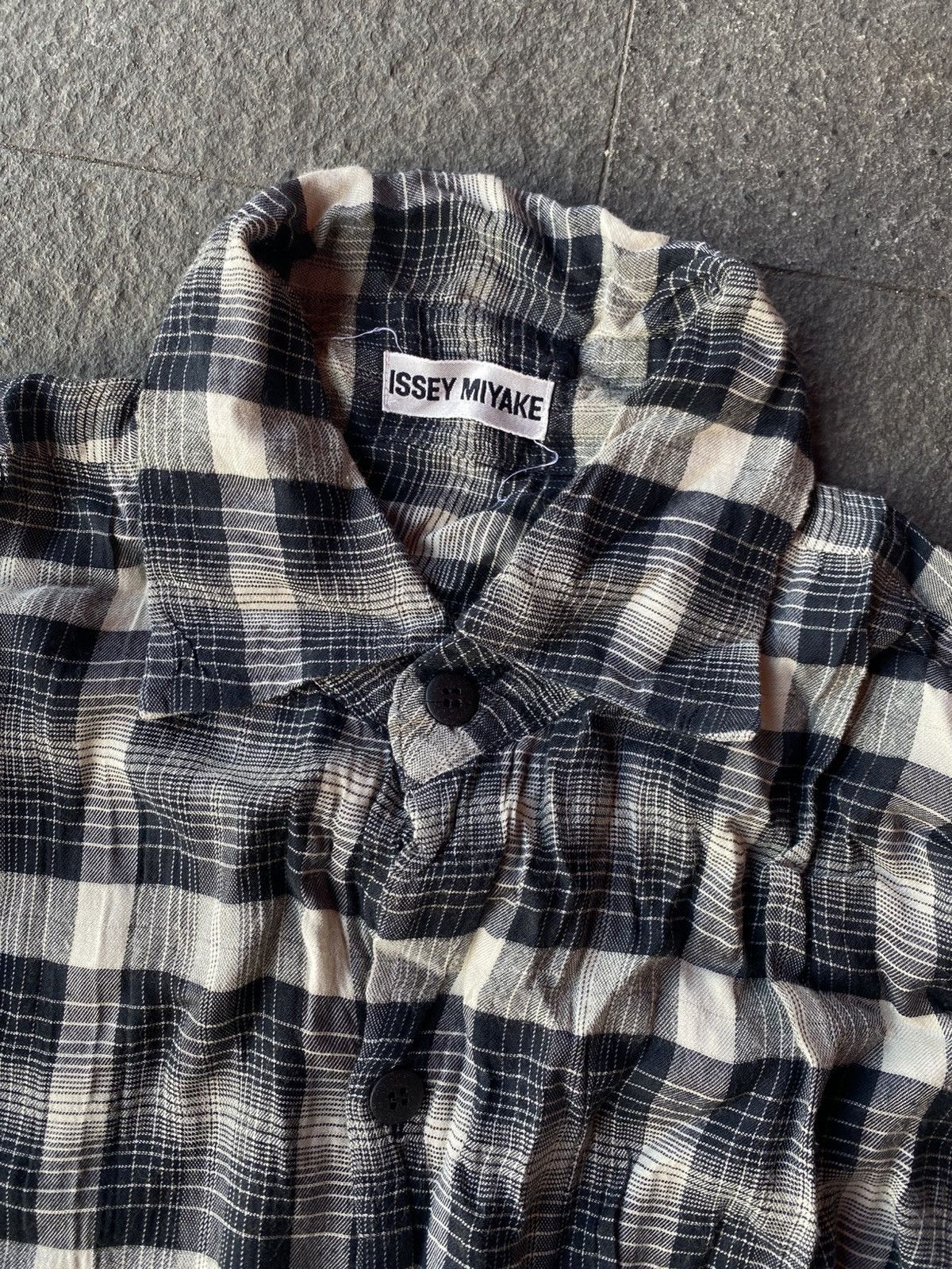 Issey Miyake 💸BINDING OFFER💸 ISSEY MIYAKE PLEATED PLAID UNIQUE FLANNEL Size US XL / EU 56 / 4 - 3 Thumbnail