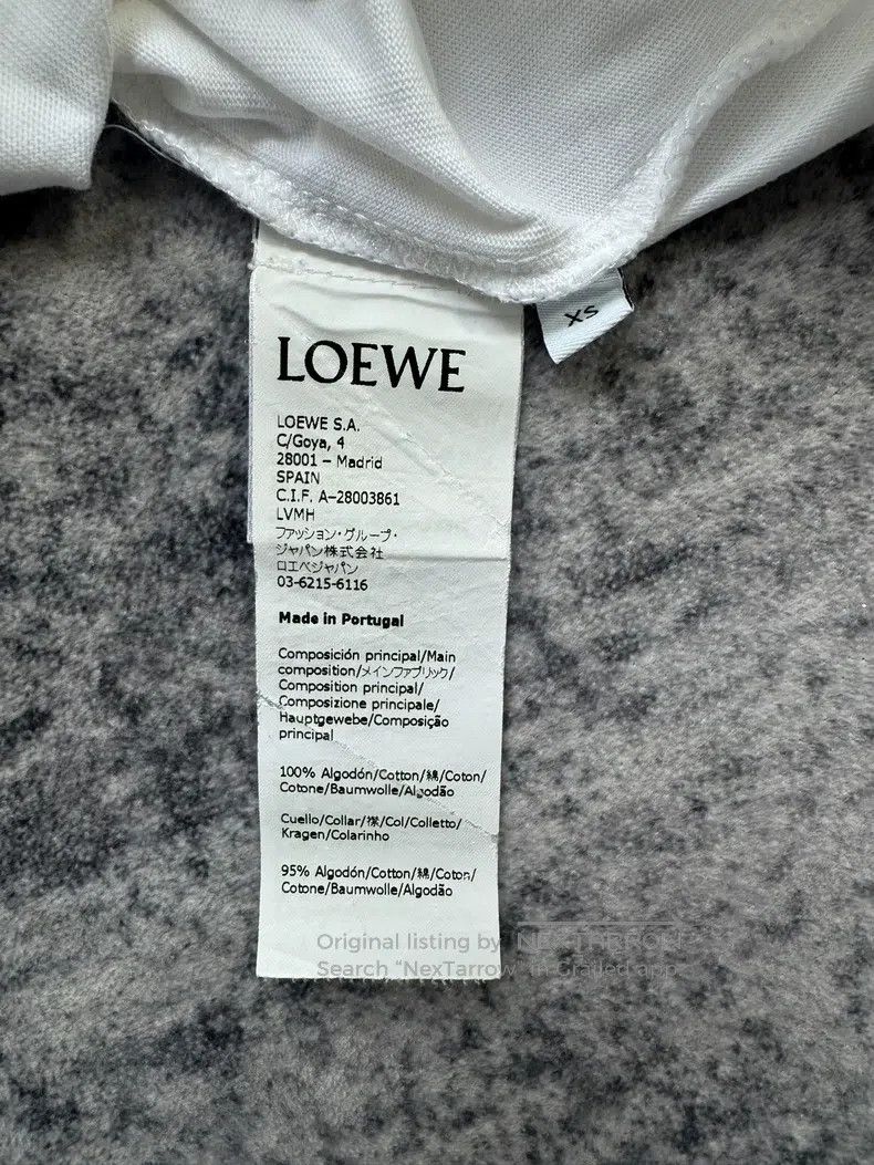 Loewe Loewe White embroidered logo short-sleeve Size XS / US 0-2 / IT 36-38 - 6 Thumbnail