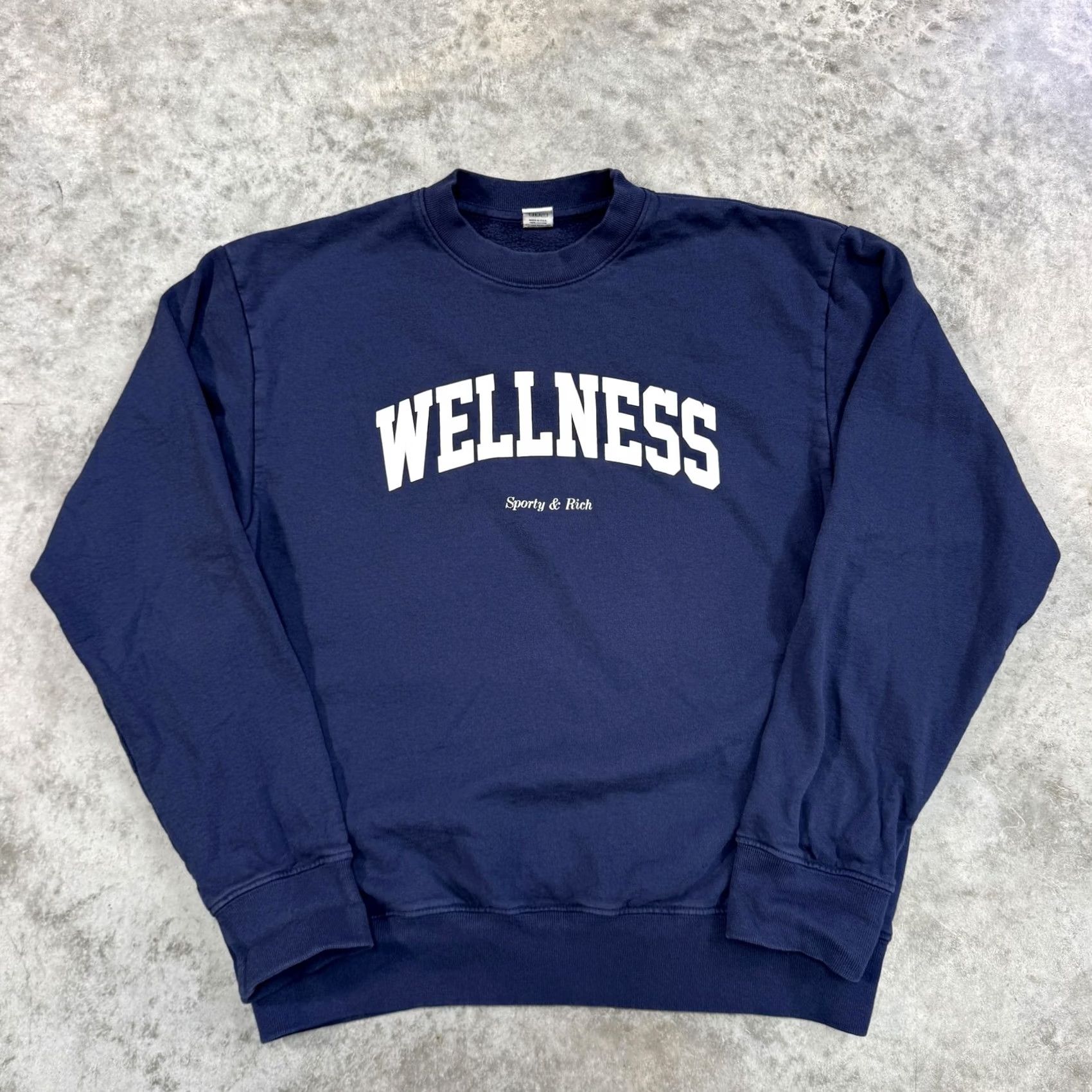 Sporty & Rich Sporty & Rich Sweatshirt Mens Small Wellness Crewneck Pullover USA Made Blue Graphic Print 90s Vintage Mens Global USA Made Wear Size US S / EU 44-46 / 1 - 2 Thumbnail