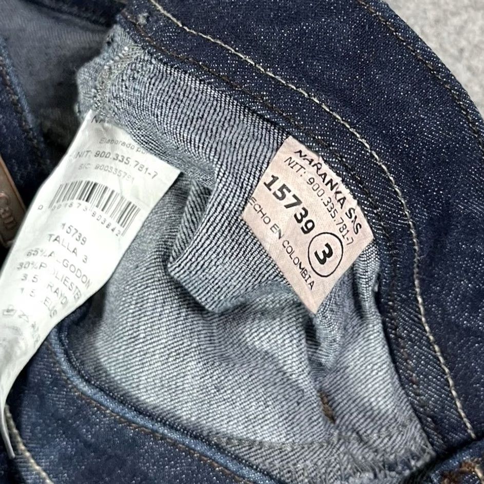 Vintage Kancan Jeans Womens Size 3 Dark Wash Flare Stretch Comfort Denim Jeans Women 5-Pocket 28in Inseam Size 26" / US 2 / IT 38 - 4 Thumbnail