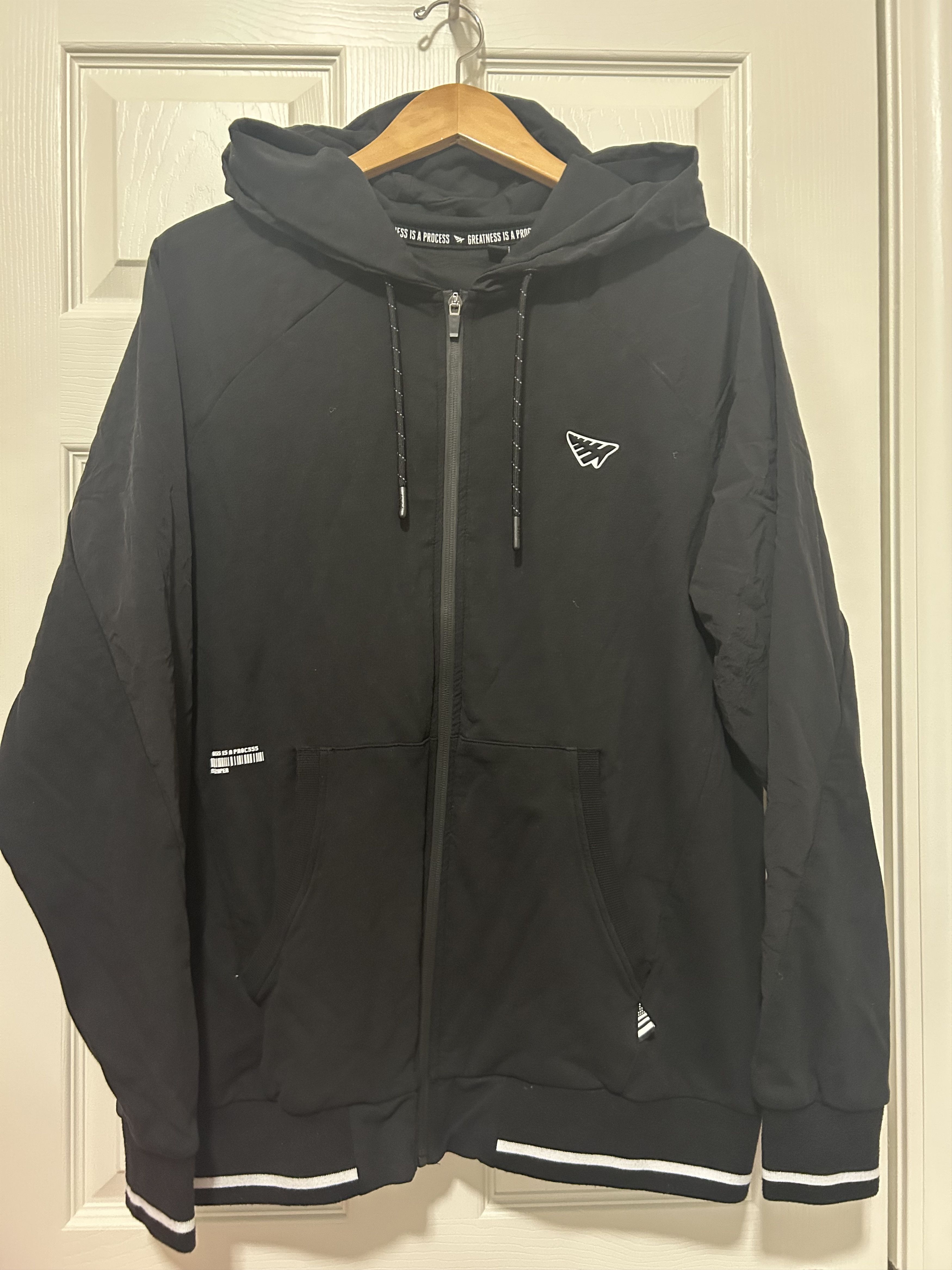 Paper Planes Paper Planes Hoodie Full Zip Large "Greatness is a Process" Size US L / EU 52-54 / 3 - 1 Thumbnail