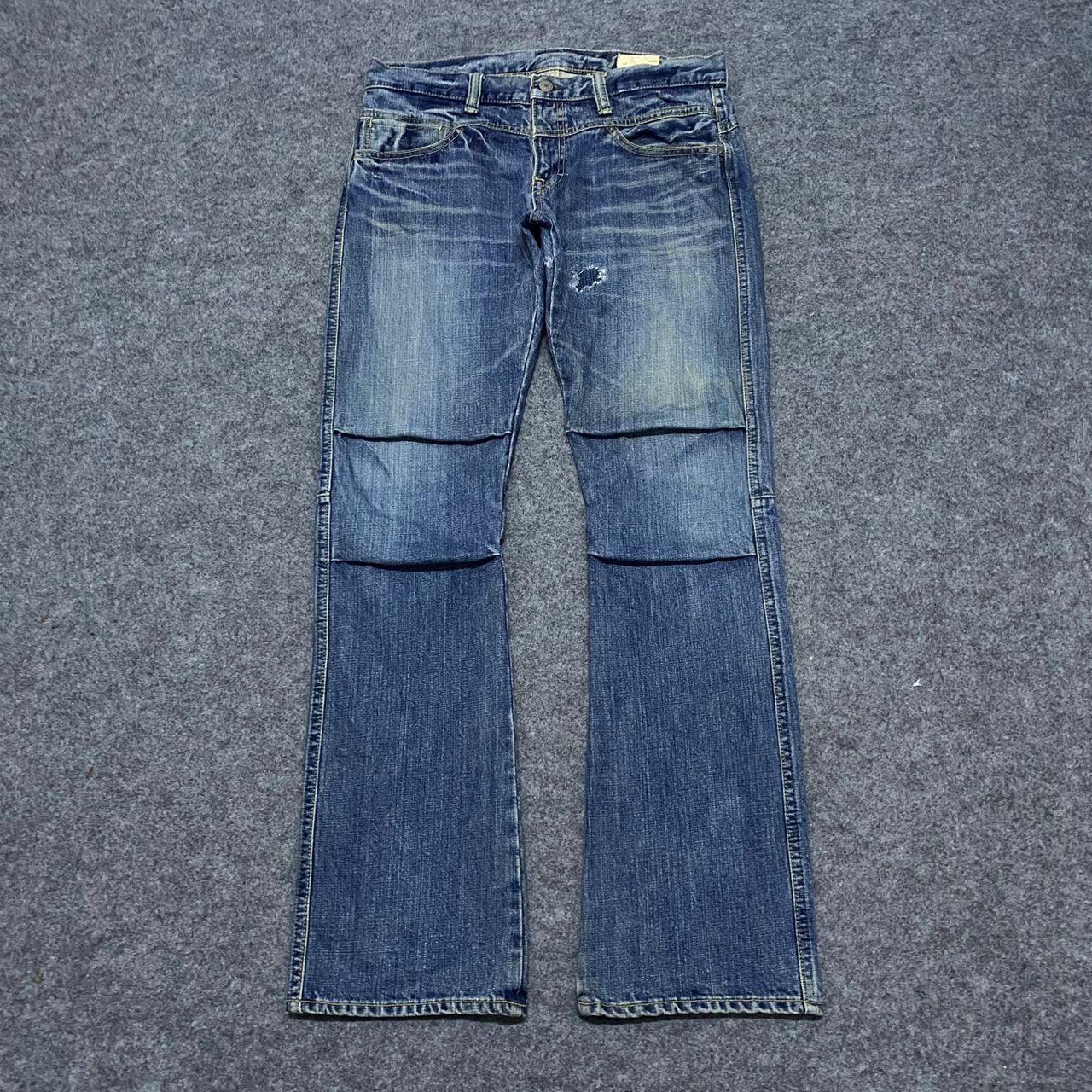 If Six Was Nine 💥Best Offet💥Vintage Quadro Medio Flare Denim Size US 33 - 1 Thumbnail