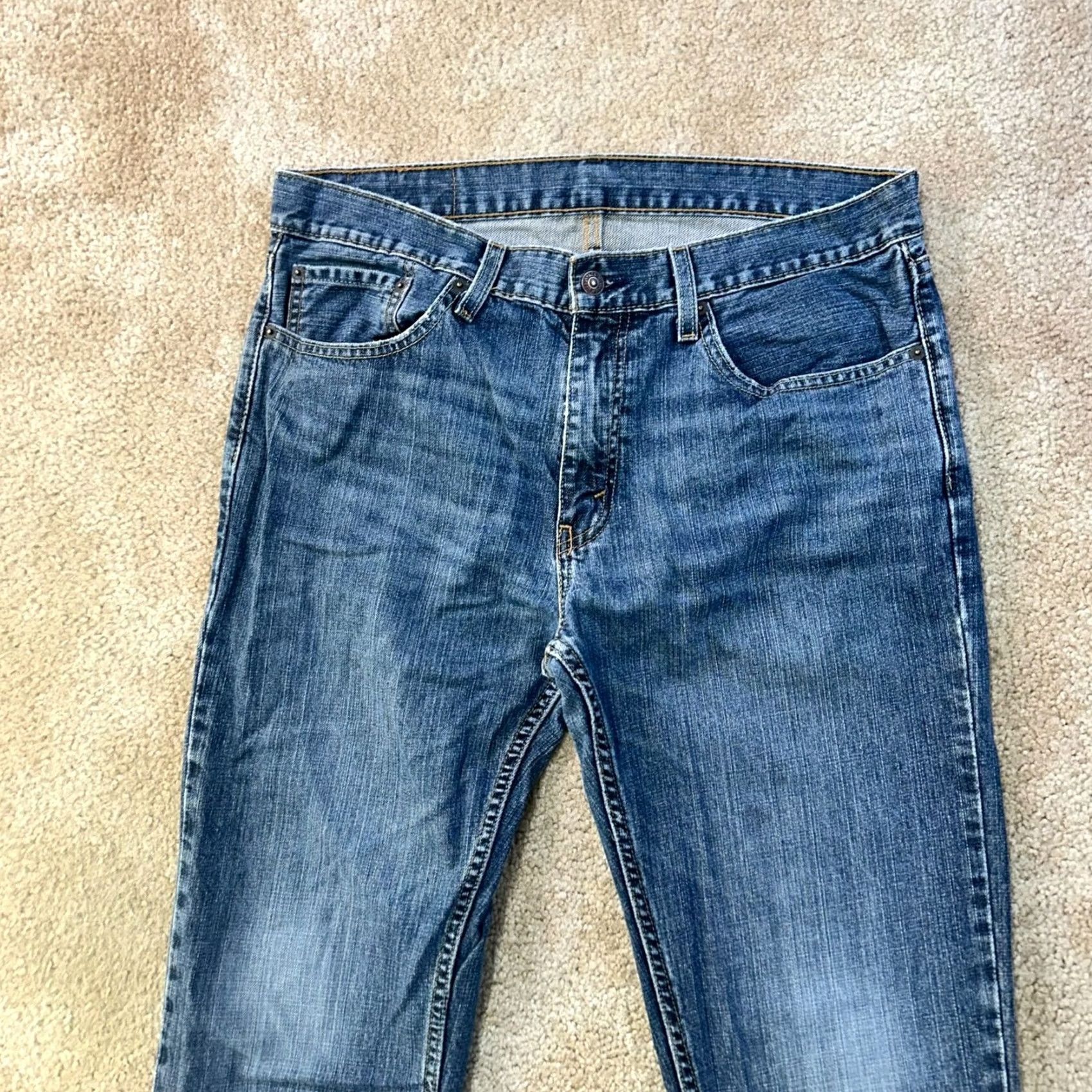 Levi's Levi's 559 Relaxed Straight Jeans Men 33x30 Blue Denim Pants Casual Everyday Free Returns Size US 33 - 2 Thumbnail