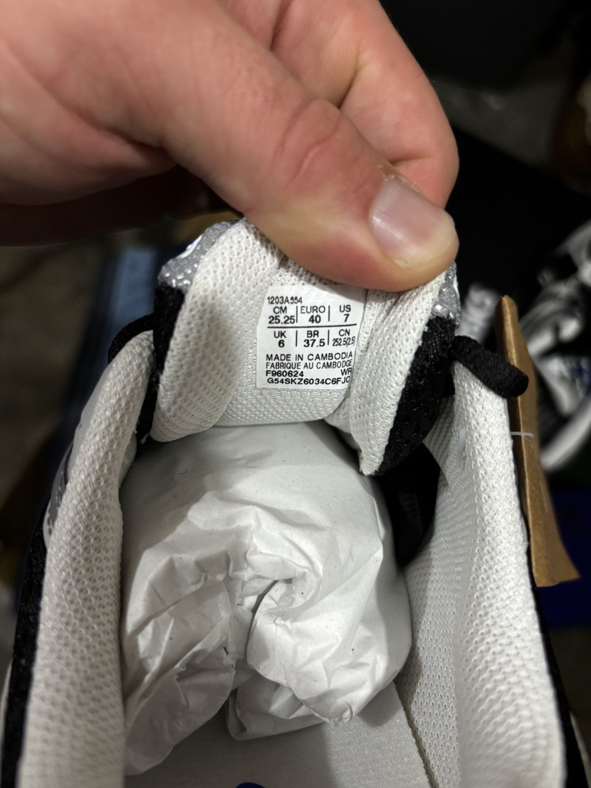 Asics × JJJJound Asics x JJJJound GT-2160 Black White Size US 7 / EU 40 - 7 Thumbnail