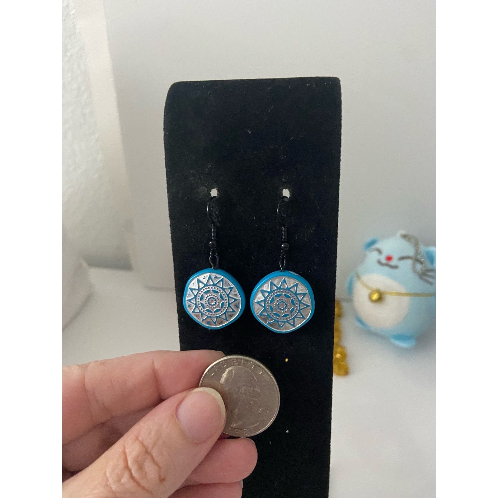 Handmade sunburst earrings Size ONE SIZE - 2 Thumbnail
