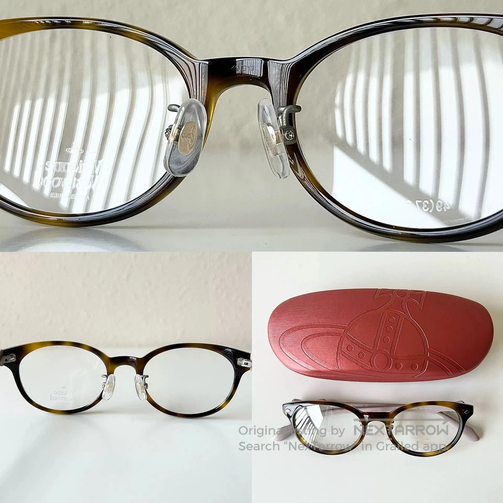 Vivienne Westwood Vivienne Westwood Saturn Bow Glasses. Size ONE SIZE - 6 Thumbnail