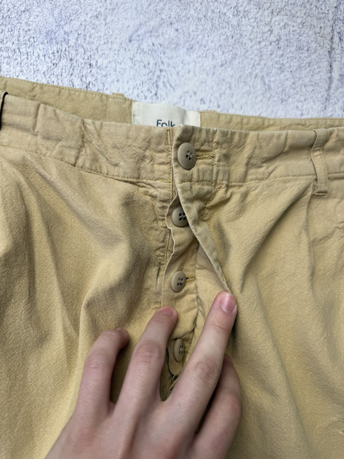 Folk Mens Folk Linen Pants Old Money style size 5 Size US 36 / EU 52 - 7 Thumbnail