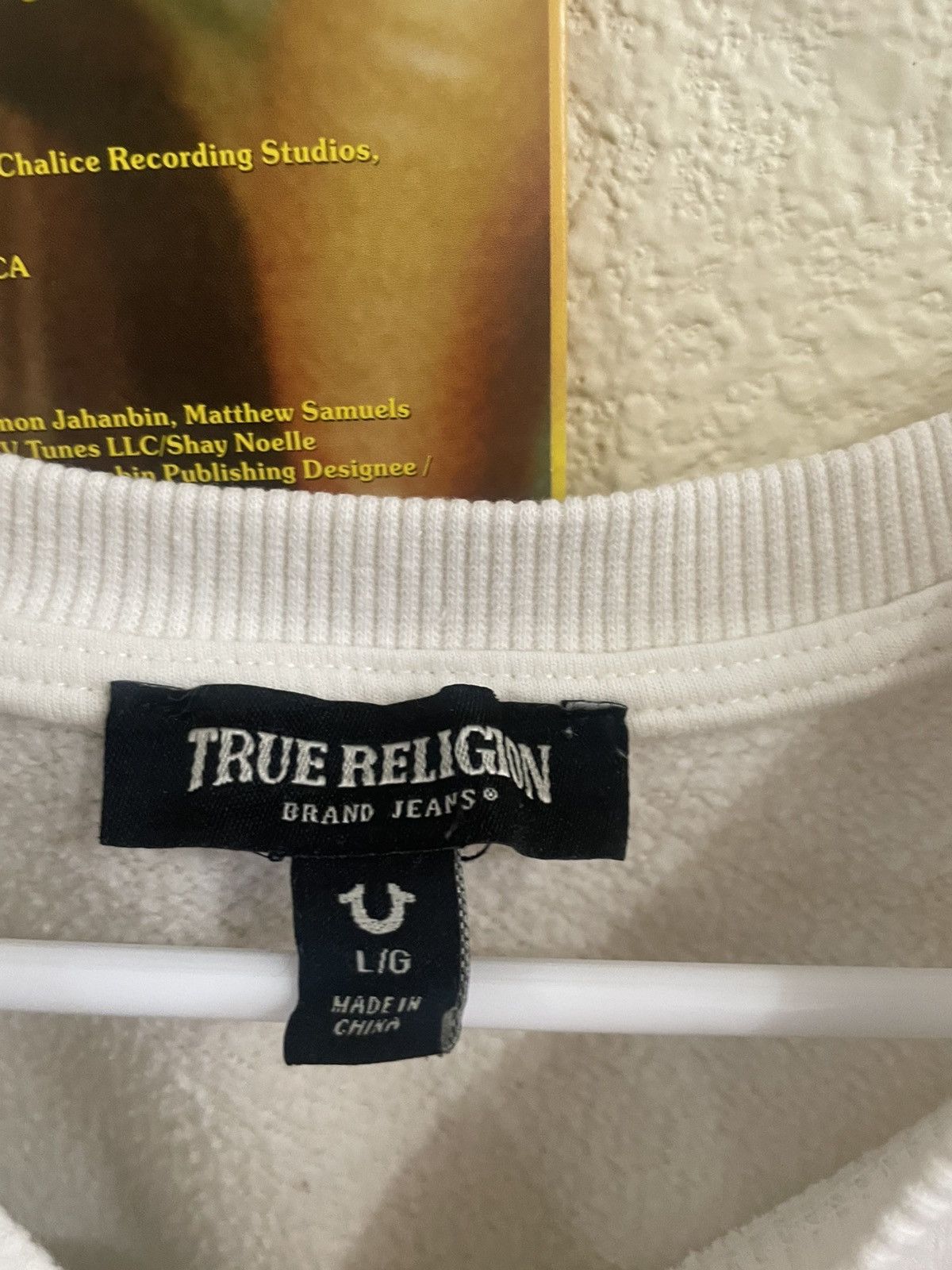 True Religion True religion white crew neck Size US M / EU 48-50 / 2 - 2 Thumbnail