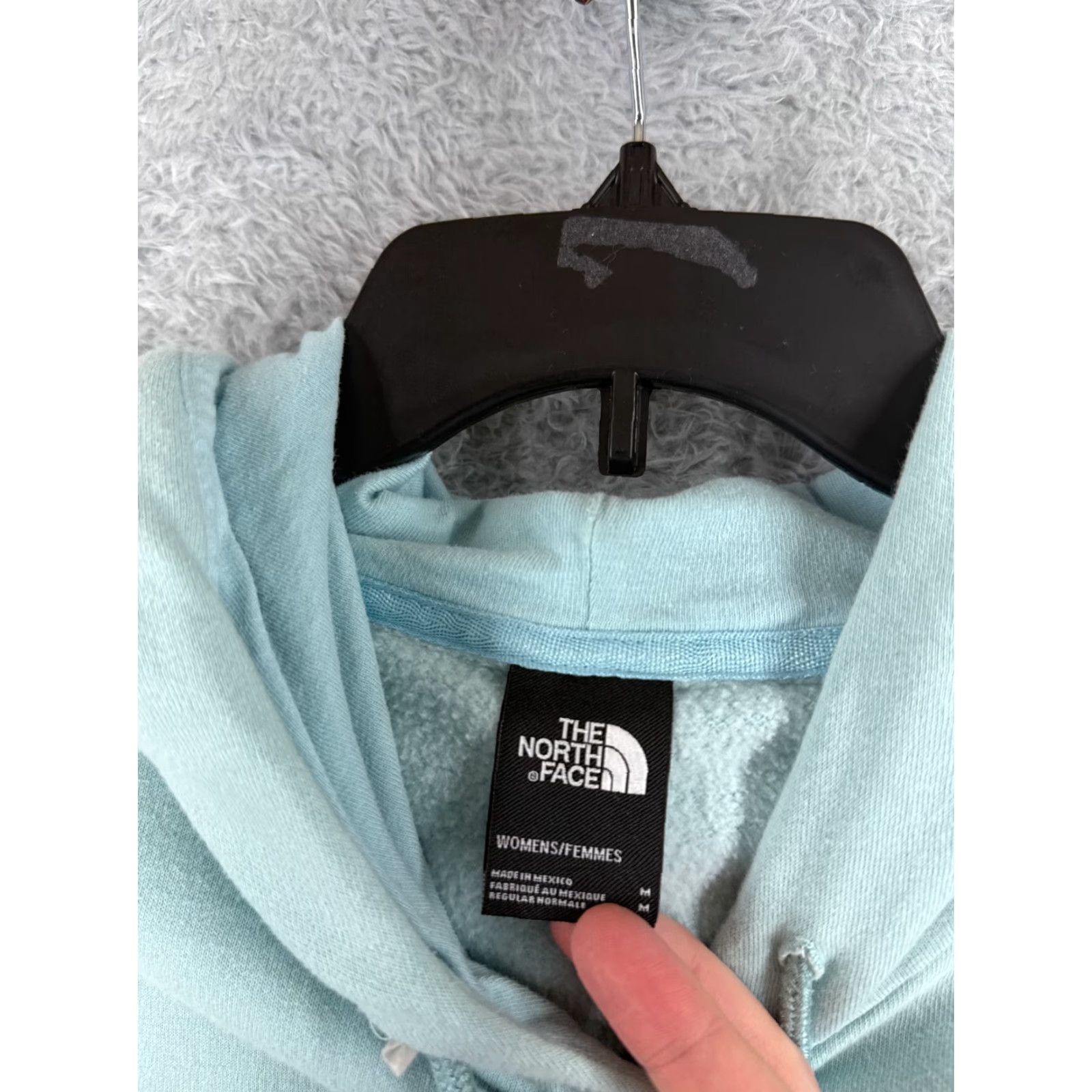 The North Face The North Face Hoodie Womens M Teal Pullover Lightweight Cotton Crew Neck Logo Solid Vintage: No Size M / US 6-8 / IT 42-44 - 7 Thumbnail