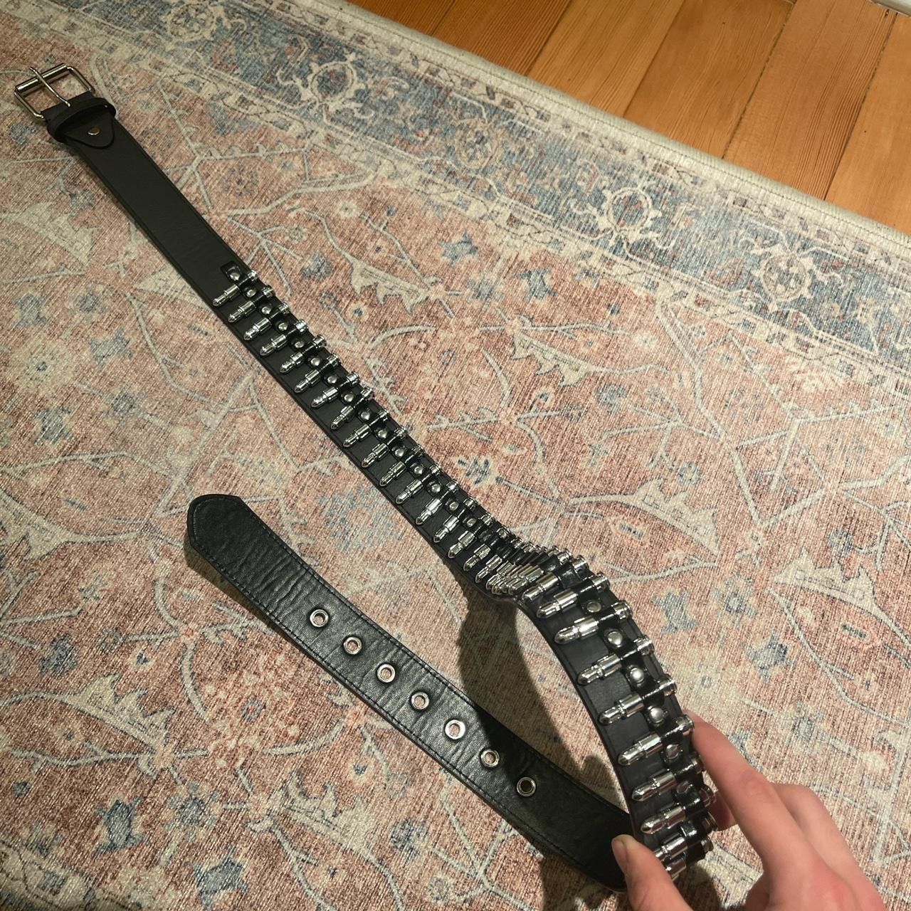 Vintage Y2K Bullet Belt Size 30 - 3 Thumbnail