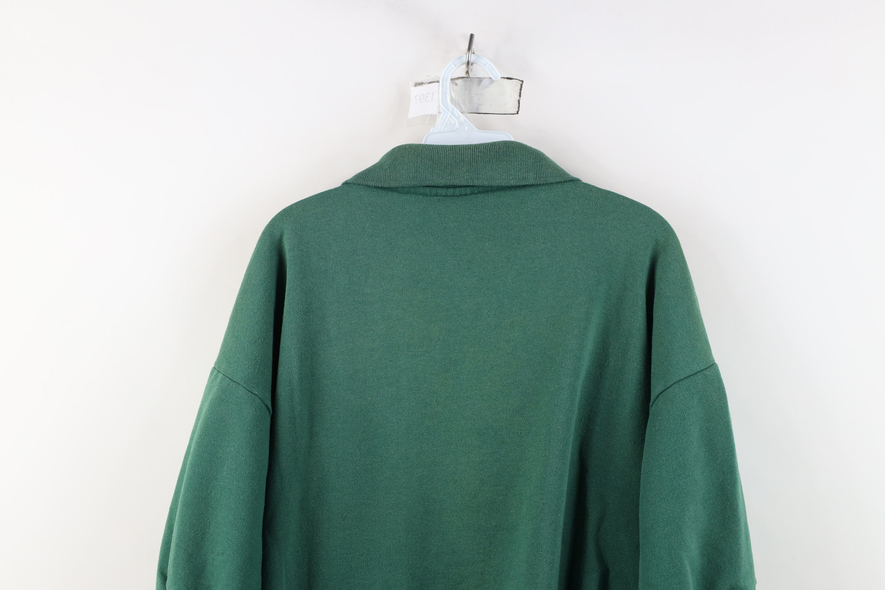 Vintage Vintage 90s Evergreen Red Bay Canada Collared Sweatshirt Size US L / EU 52-54 / 3 - 11 Thumbnail
