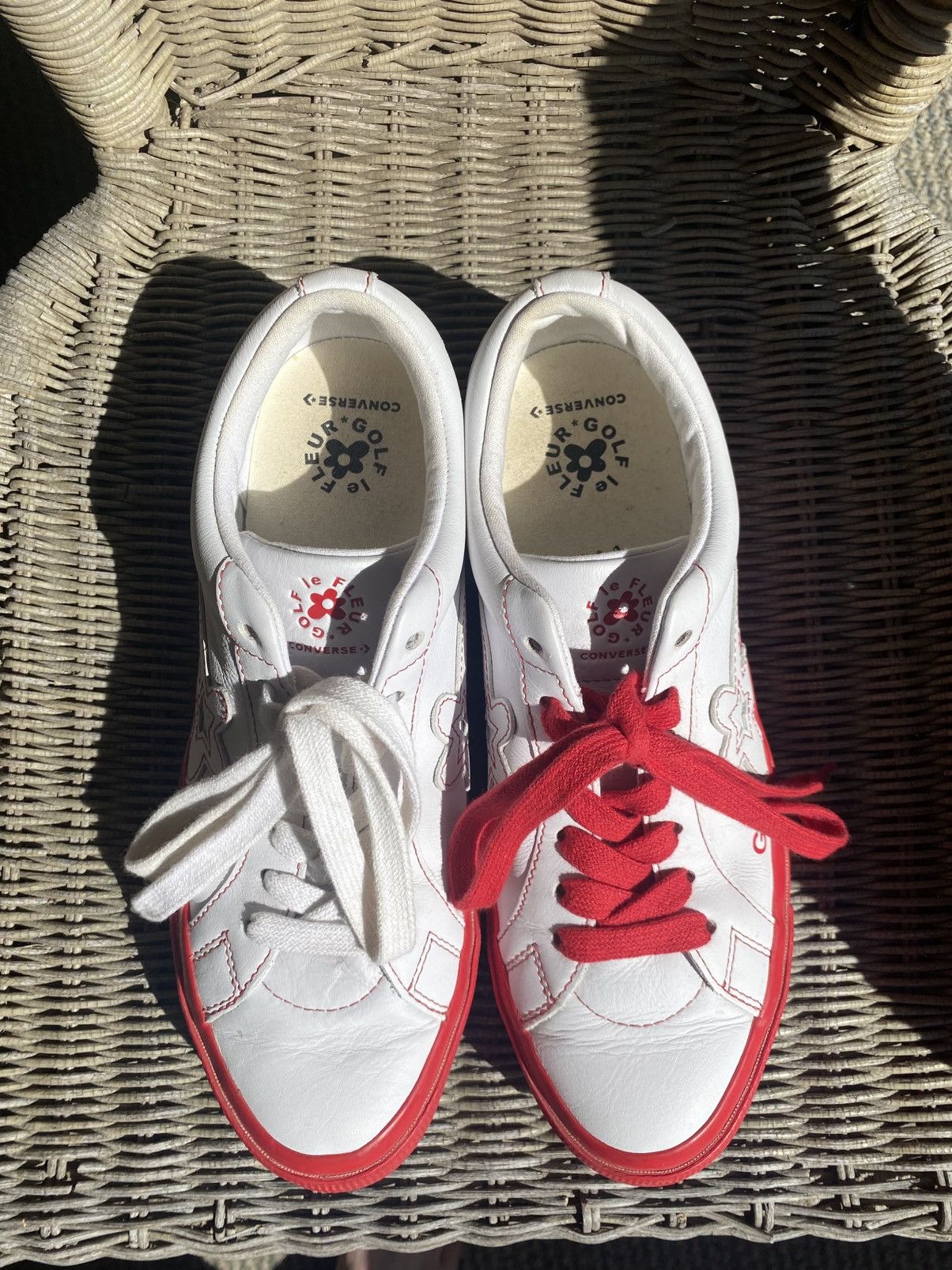 Golf Wang Converse One Star Ox X Golf le Fluer “Racing Red” Size US 9 / EU 42 - 4 Thumbnail